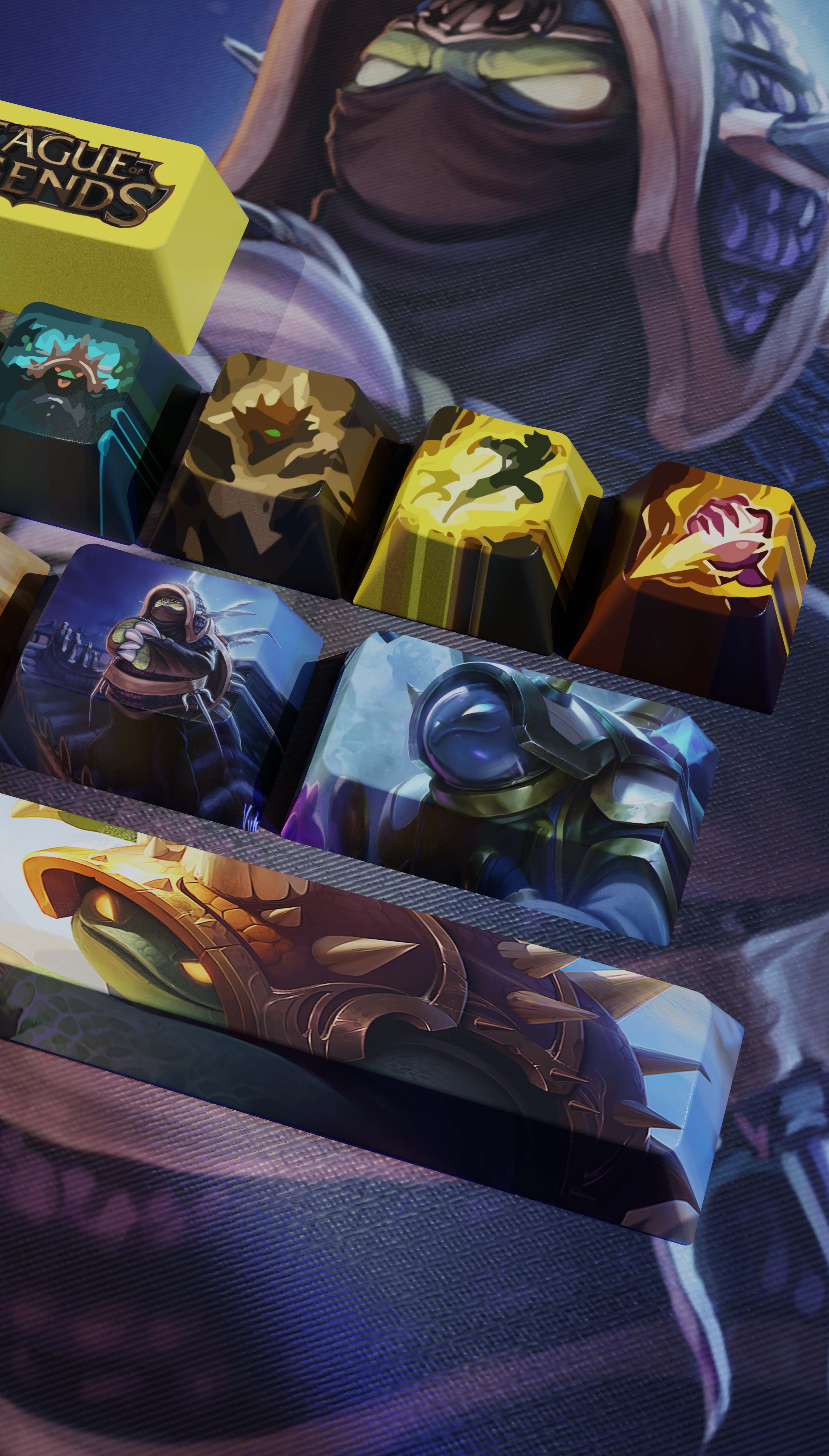 special edition League of Legends rammus Keycaps