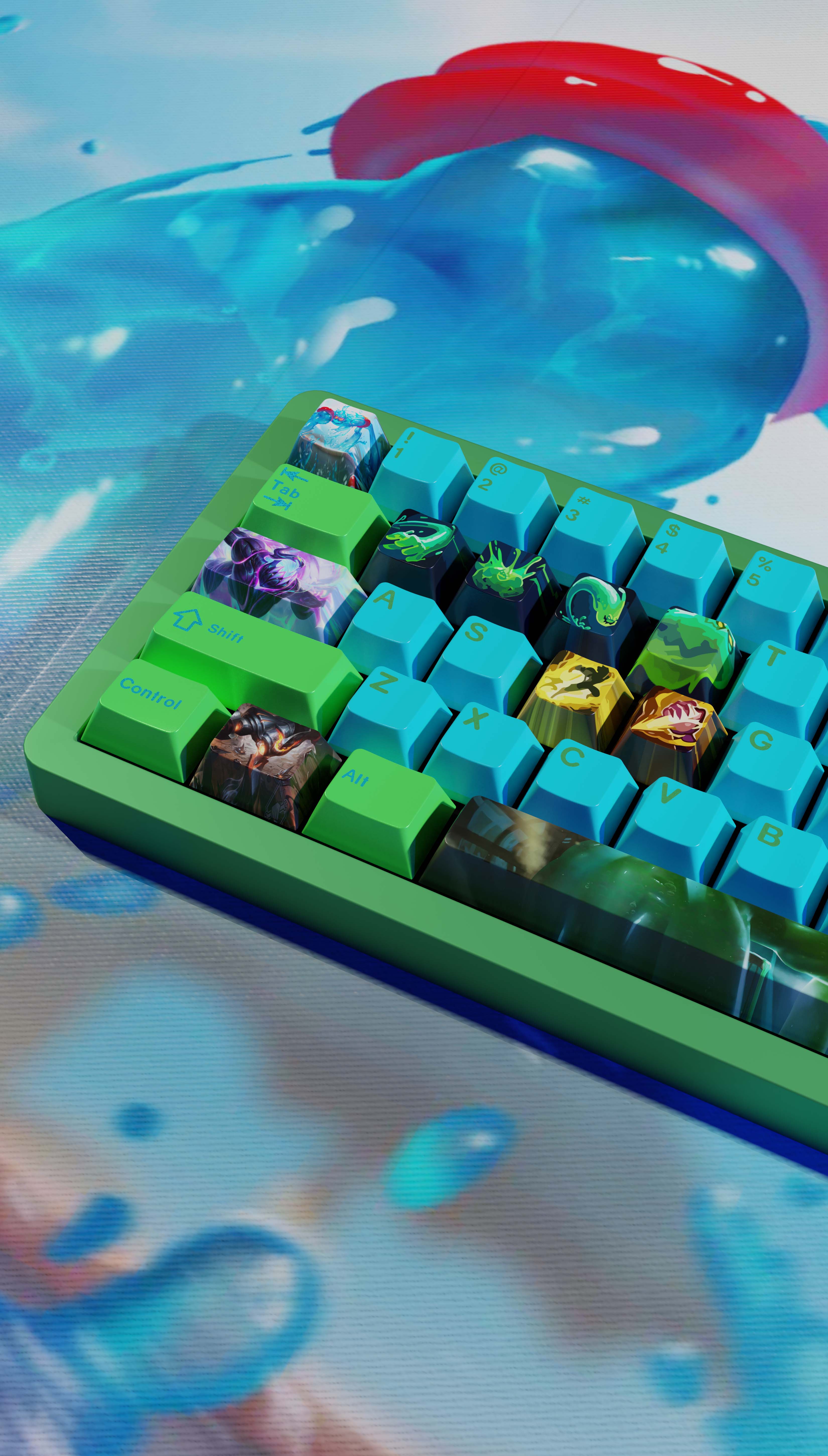 SPECIAL EDITION LEAGUE OF LEGENDS Zac KEYCAPS