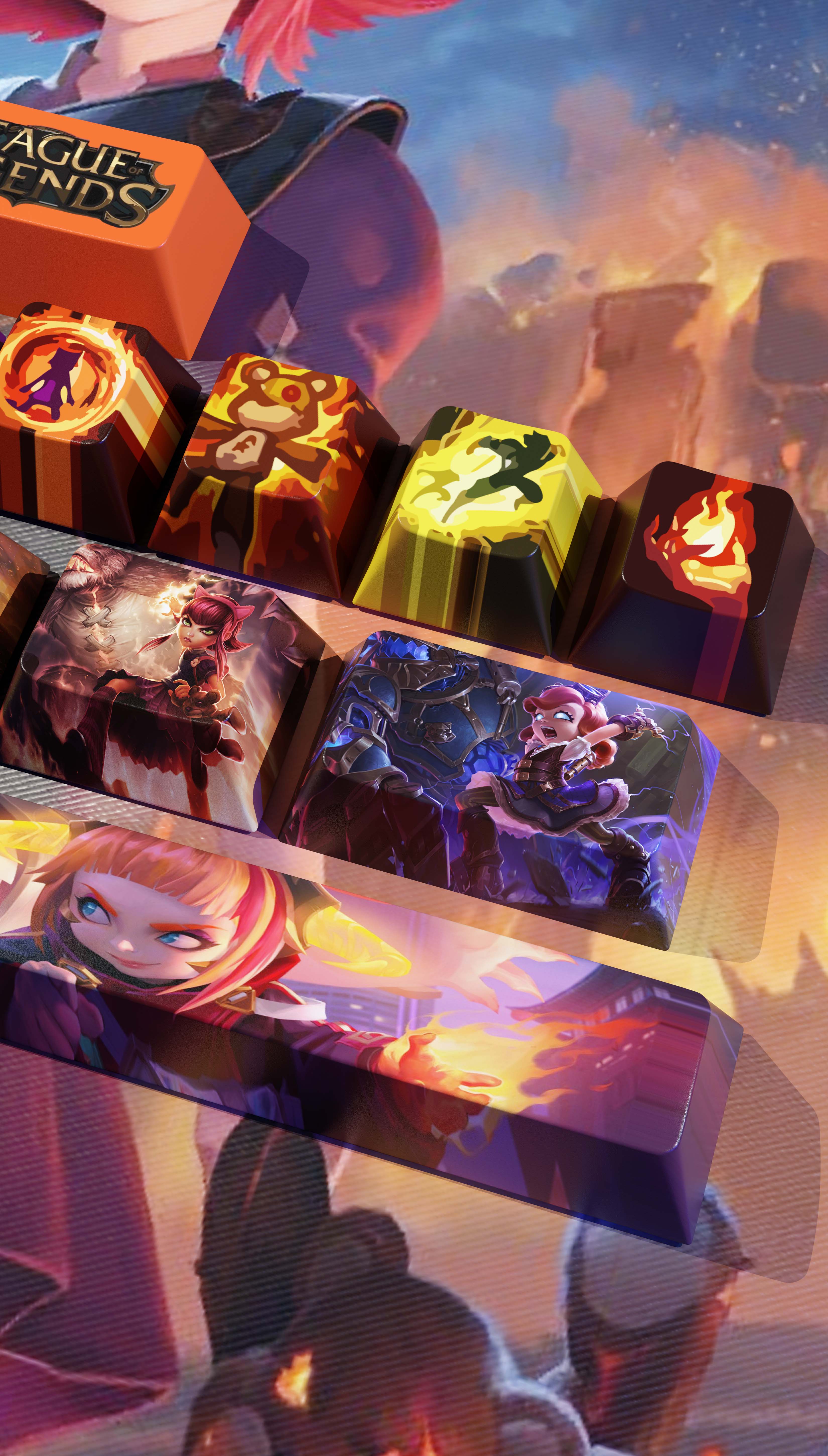 SPECIAL EDITION LEAGUE OF LEGENDS ANNIE KEYCAPS