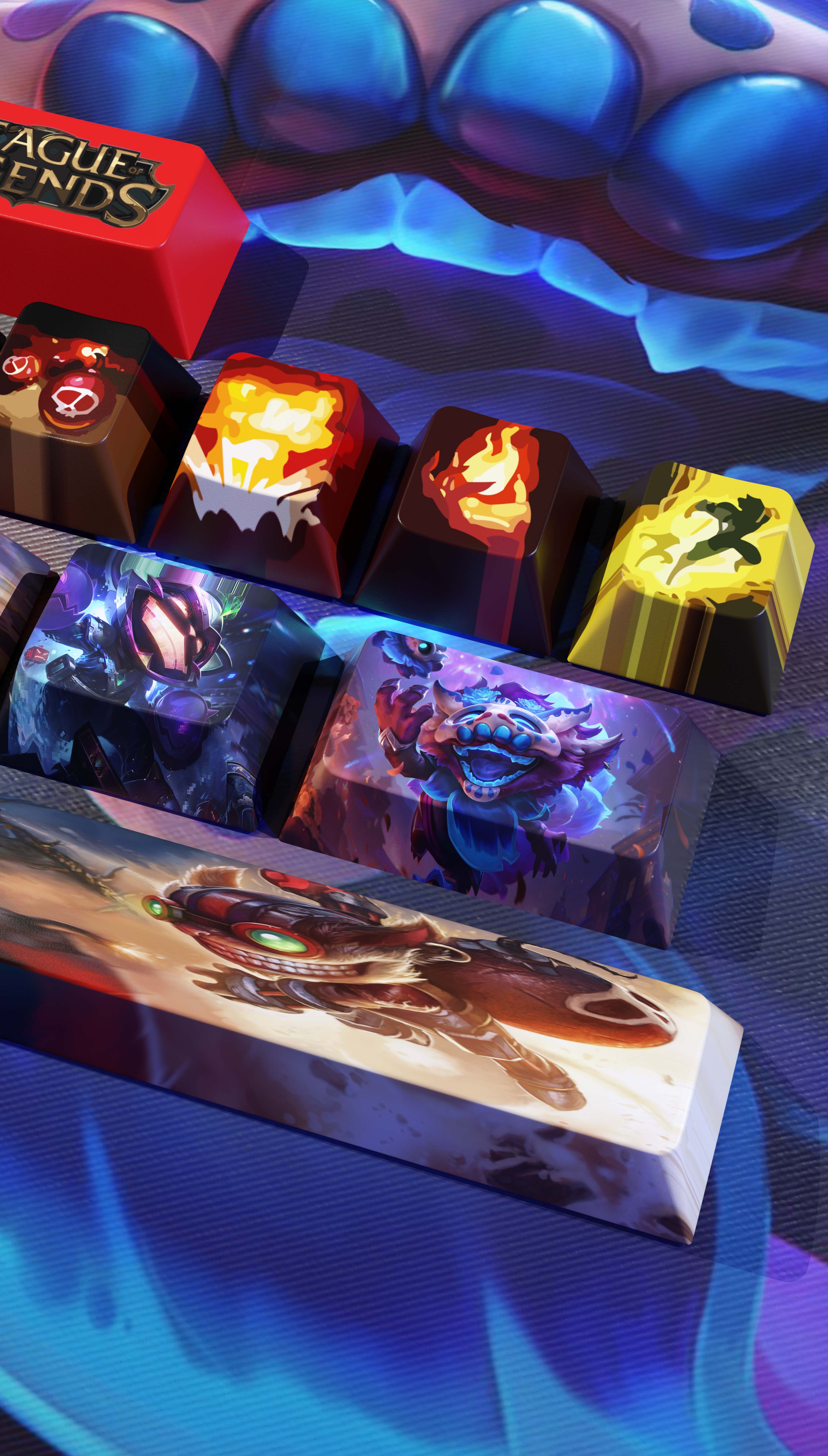 SPECIAL EDITION LEAGUE OF LEGENDS ZIGGS KEYCAPS