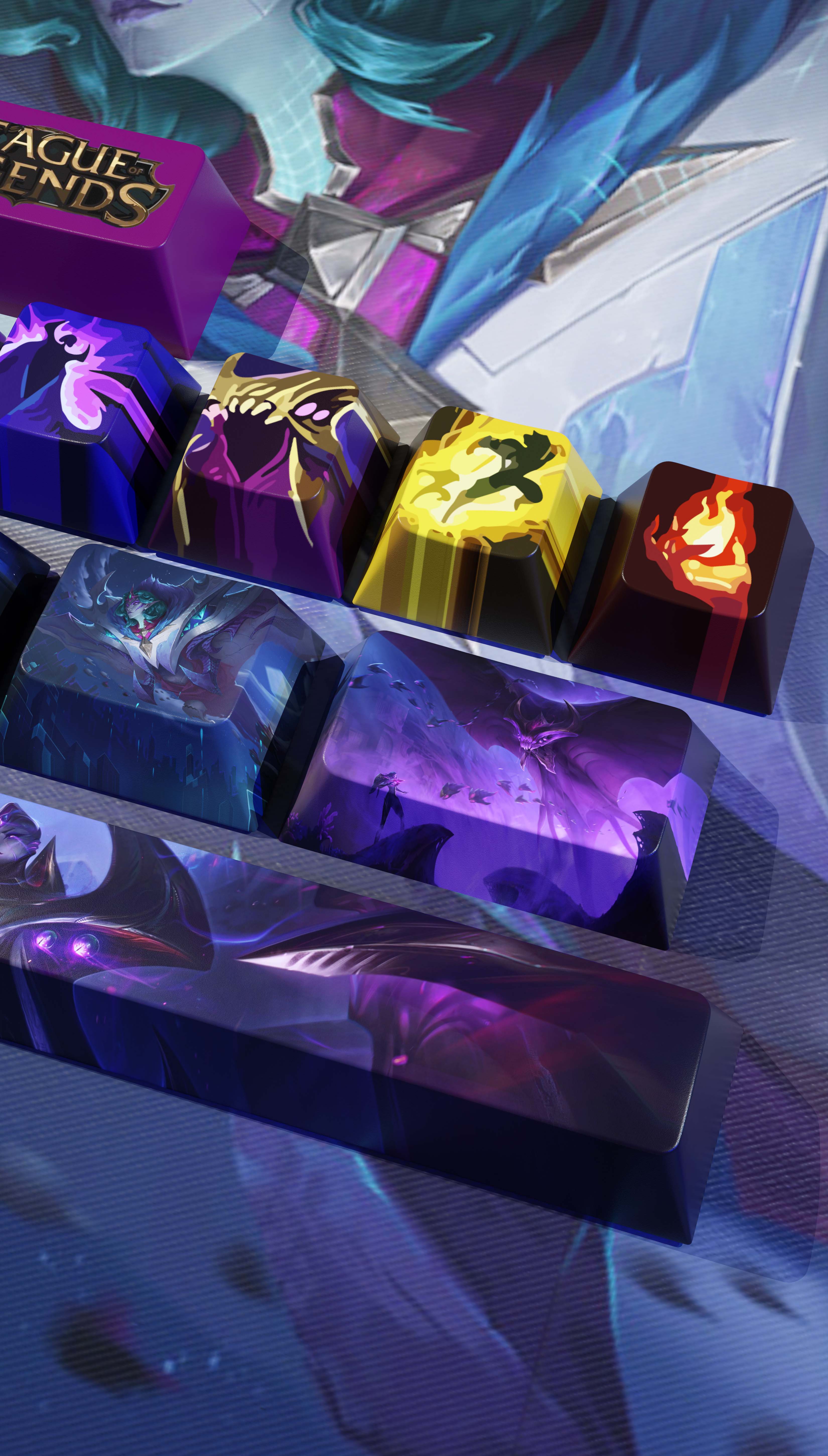 SPECIAL EDITION LEAGUE OF LEGENDS  BEL-VETH KEYCAPS