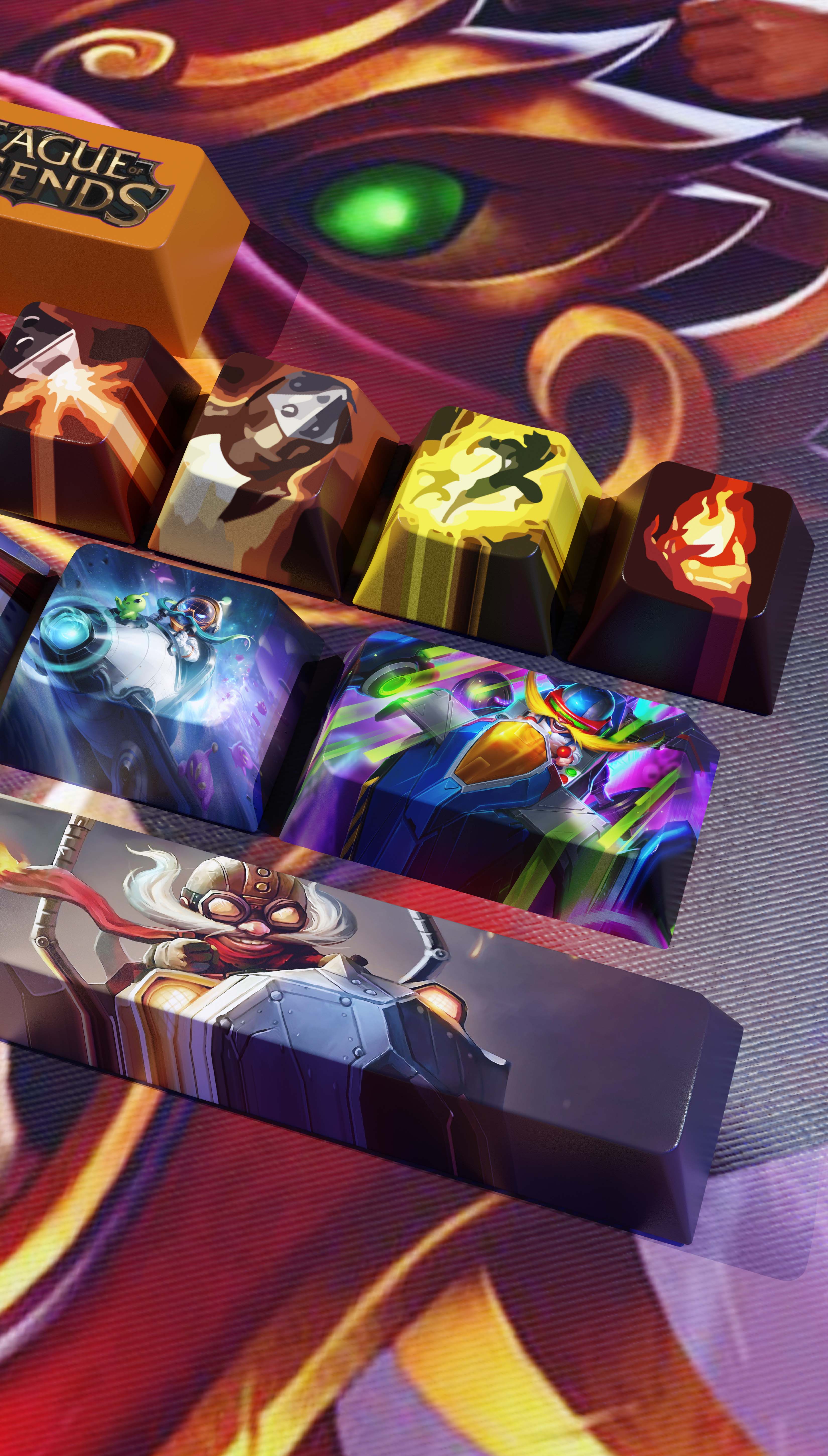 SPECIAL EDITION LEAGUE OF LEGENDS CORKI KEYCAPS