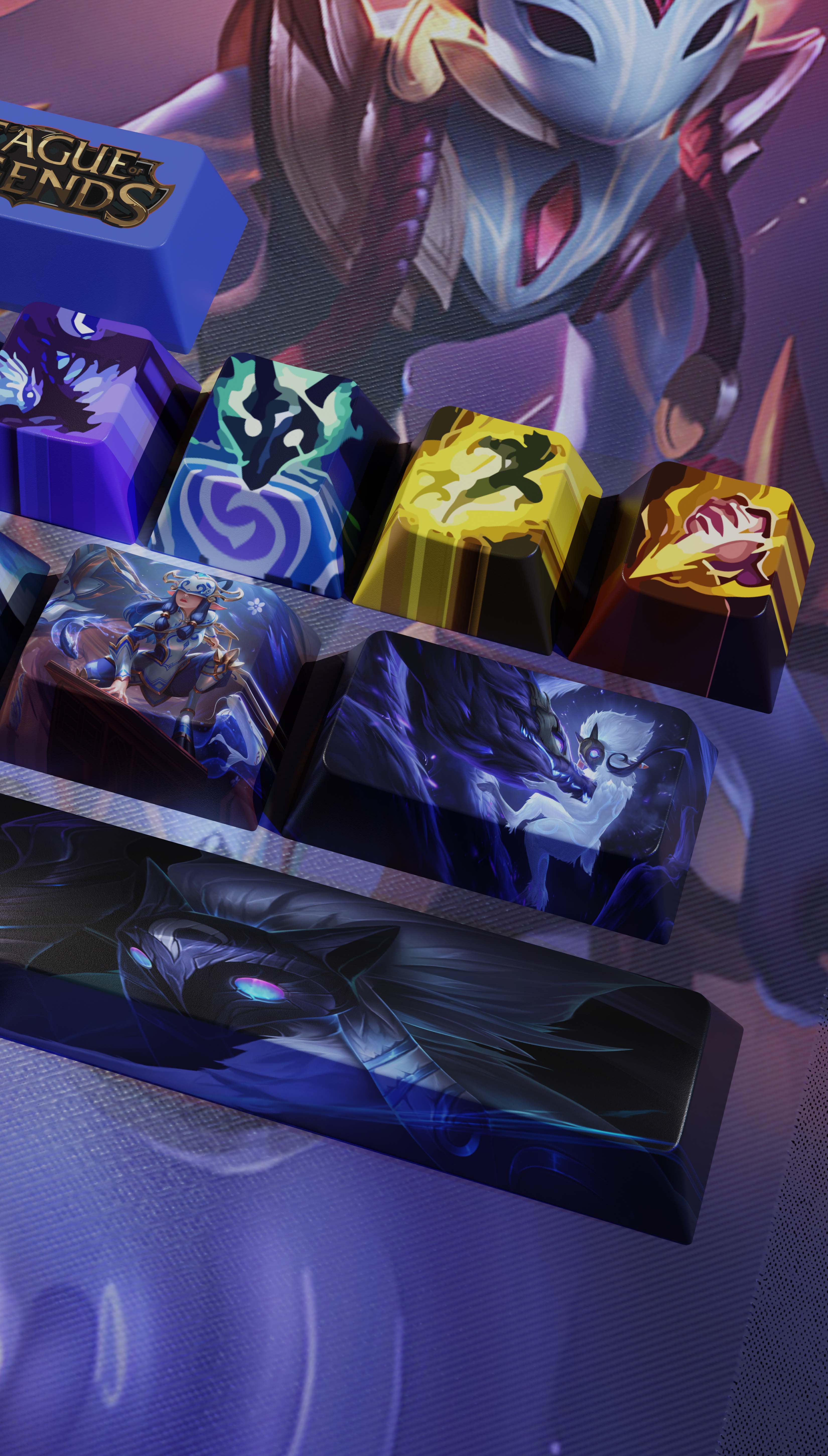 special edition League of Legends kindred keycaps