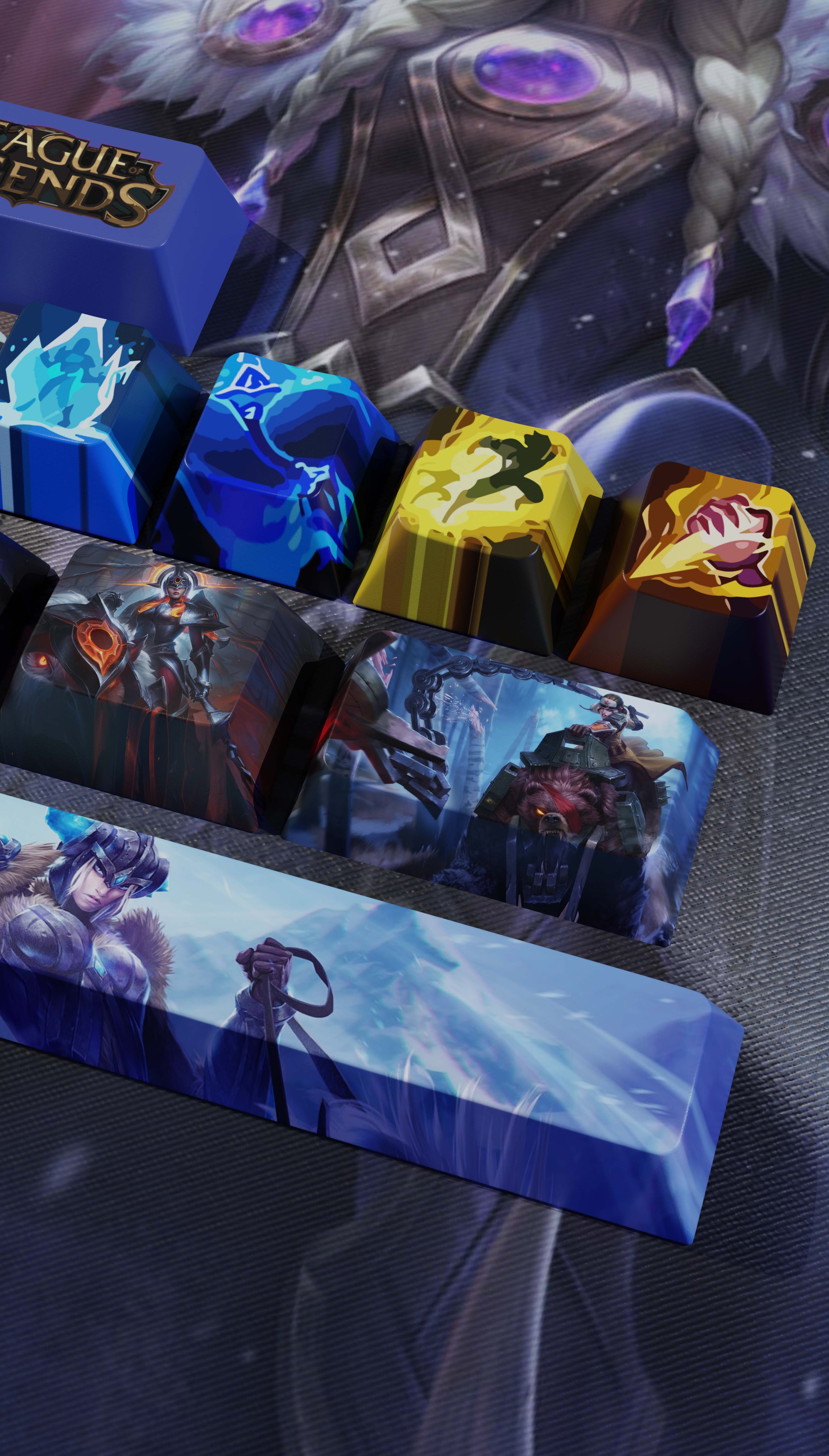 SPECIAL EDITION LEAGUE OF LEGENDS SEJUANI KEYCAPS