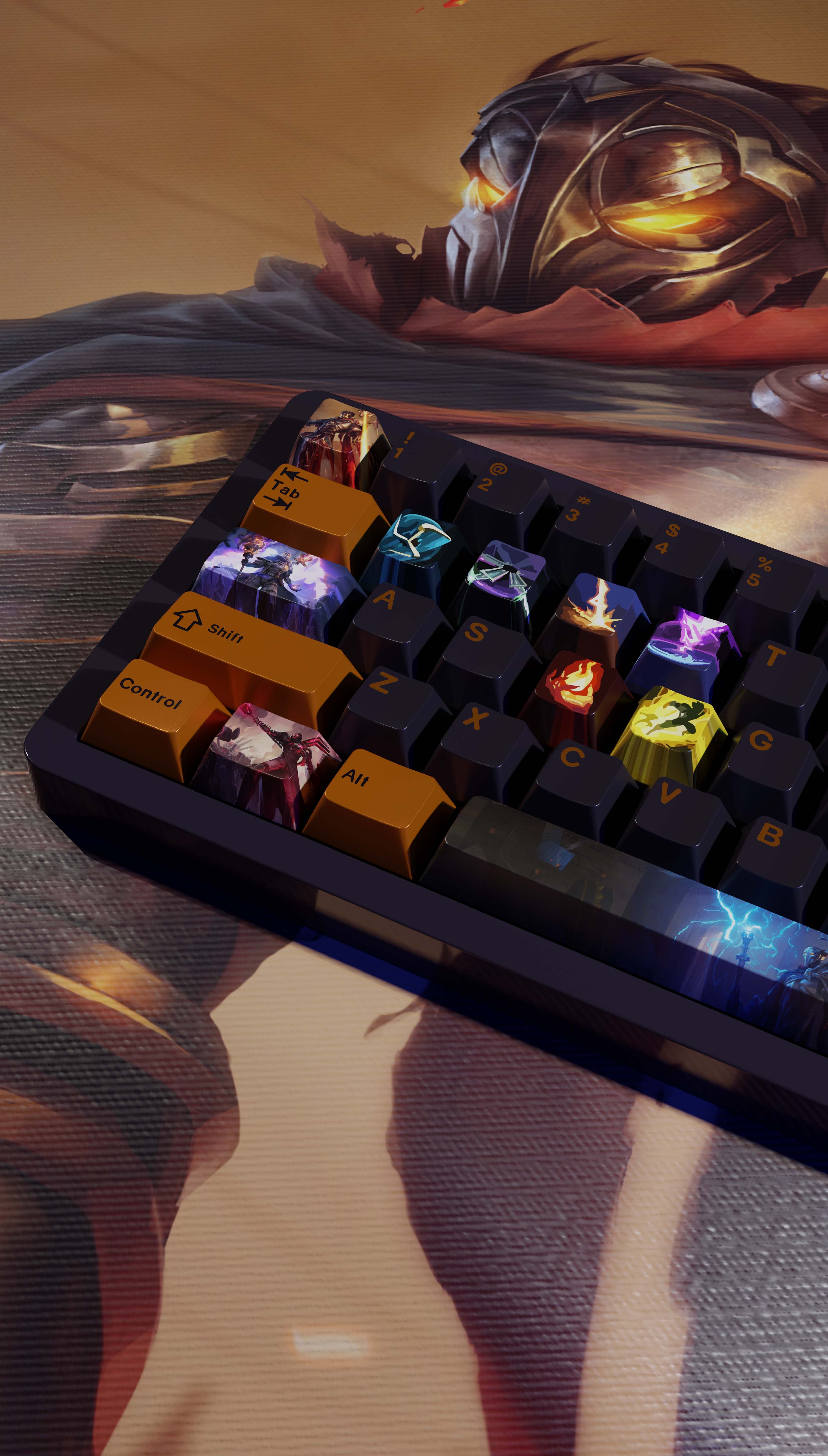 SPECIAL EDITION LEAGUE OF LEGENDS VIKTOR KEYCAPS