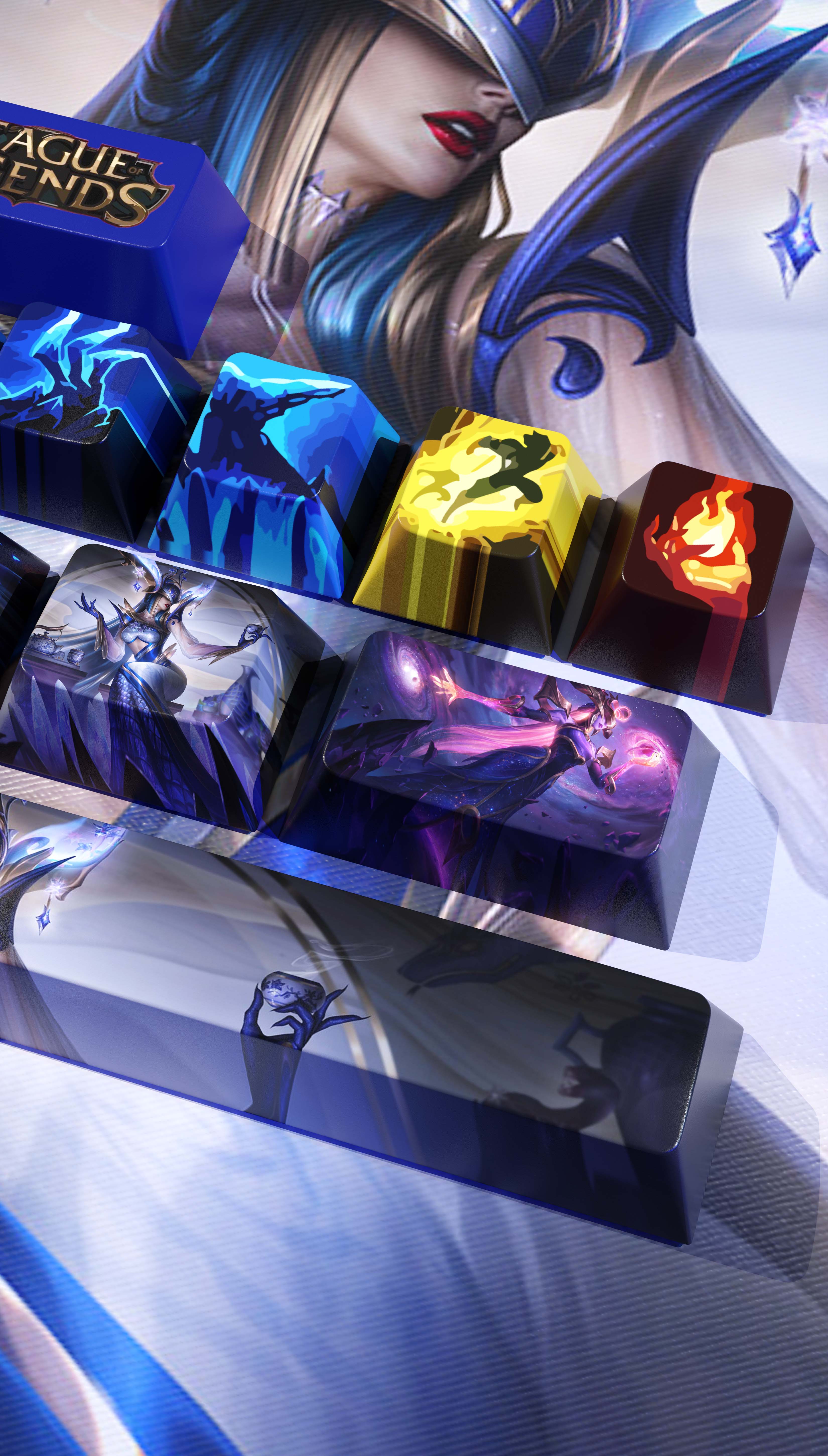 SPECIAL EDITION LEAGUE OF LEGENDS LISSANDRA  KEYCAPS