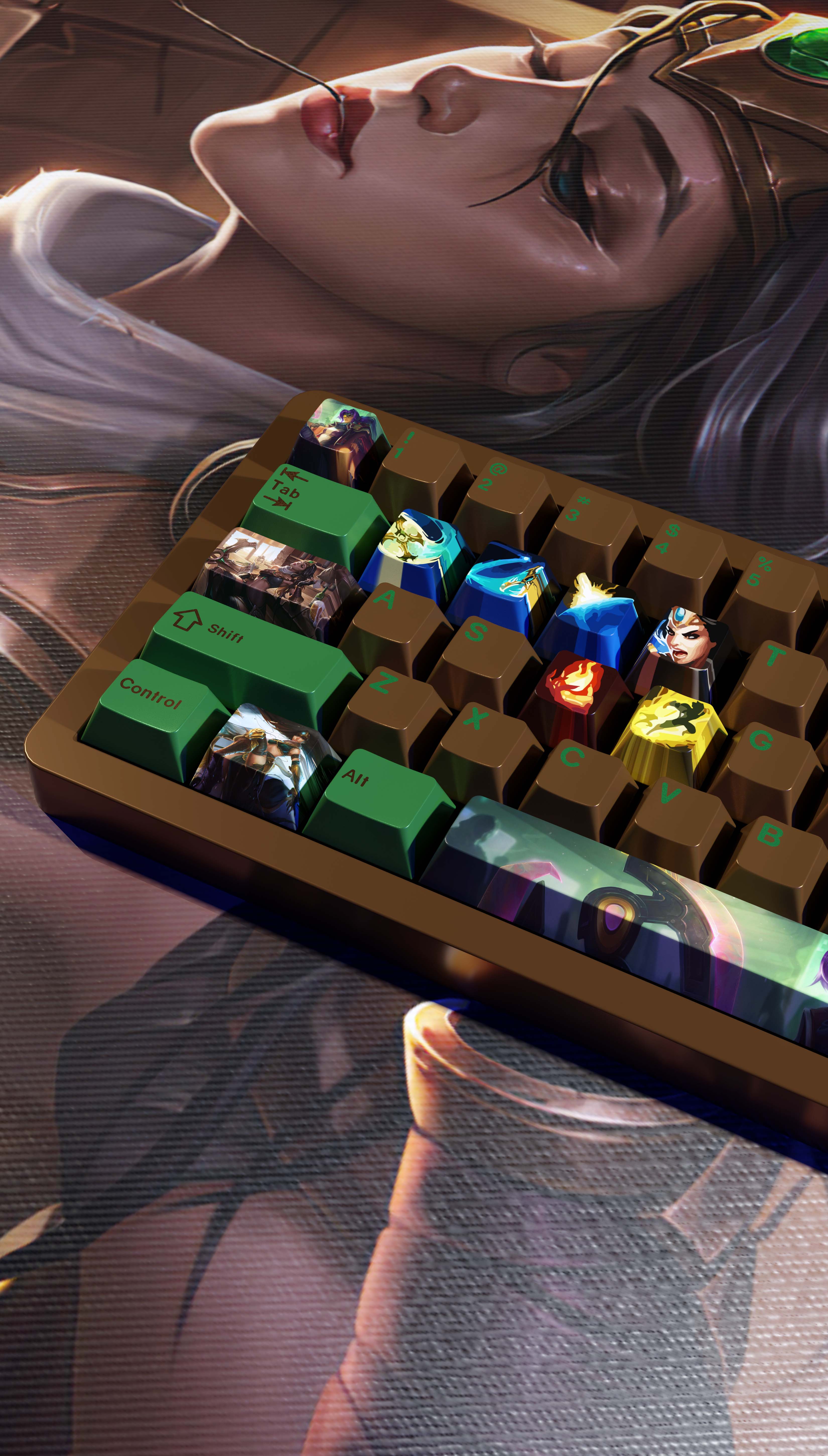 SPECIAL EDITION LEAGUE OF LEGENDS SIVIR KEYCAPS