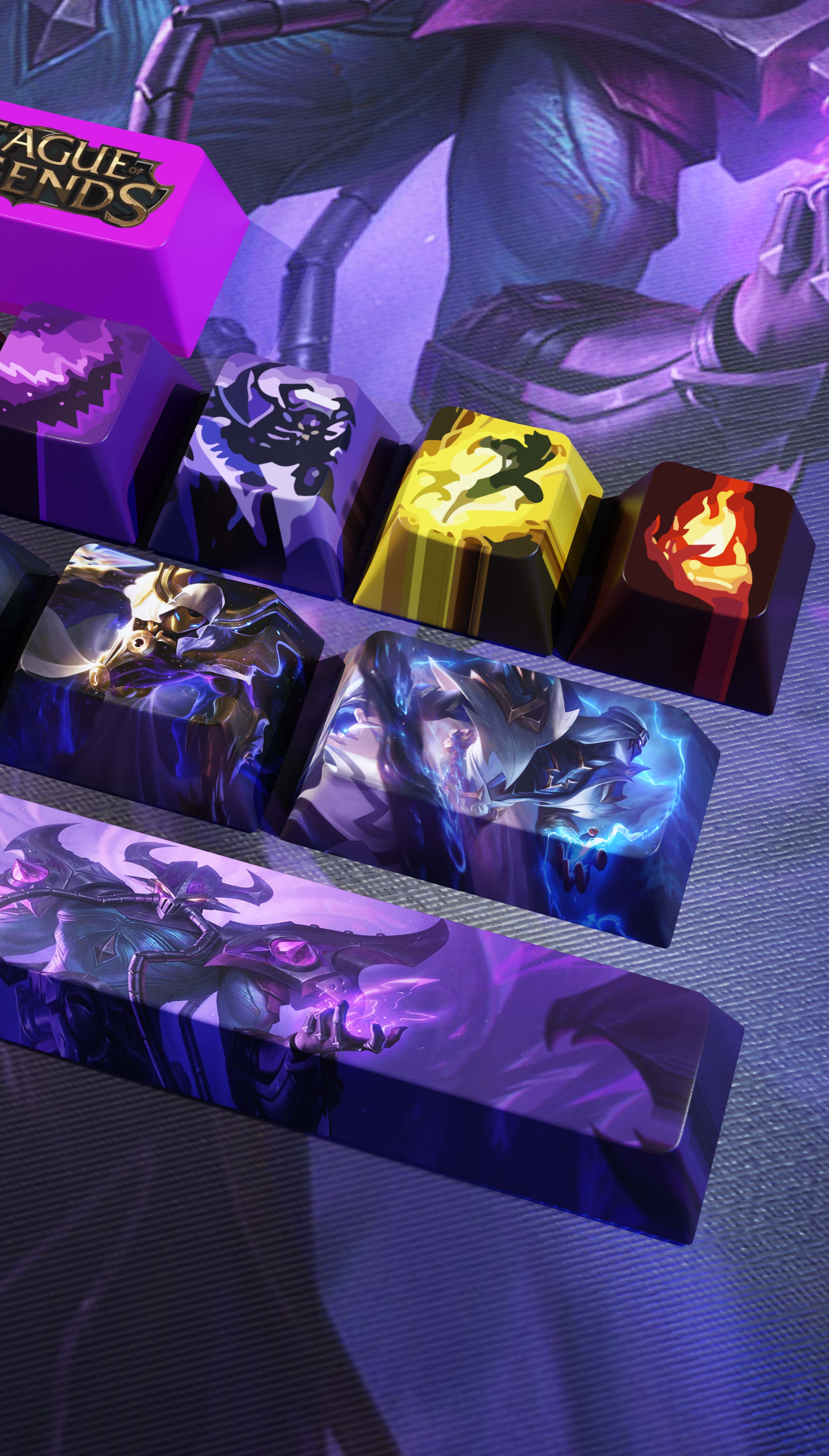 special edition League of Legends KASSADIN Keycaps