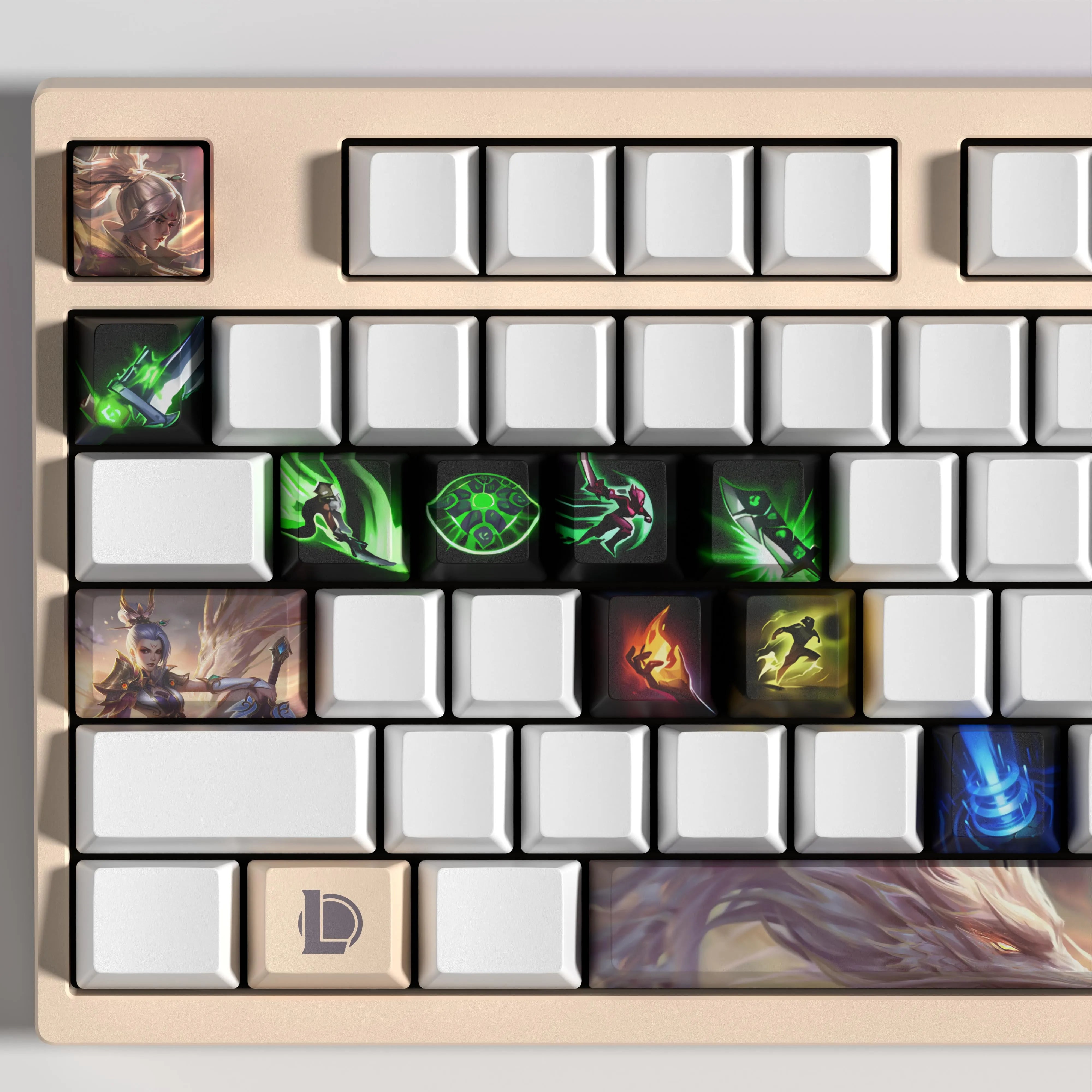 NEW SPECIAL EDITION LEAGUE OF LEGENDS RIVEN KEYCAPS – 14 KAY