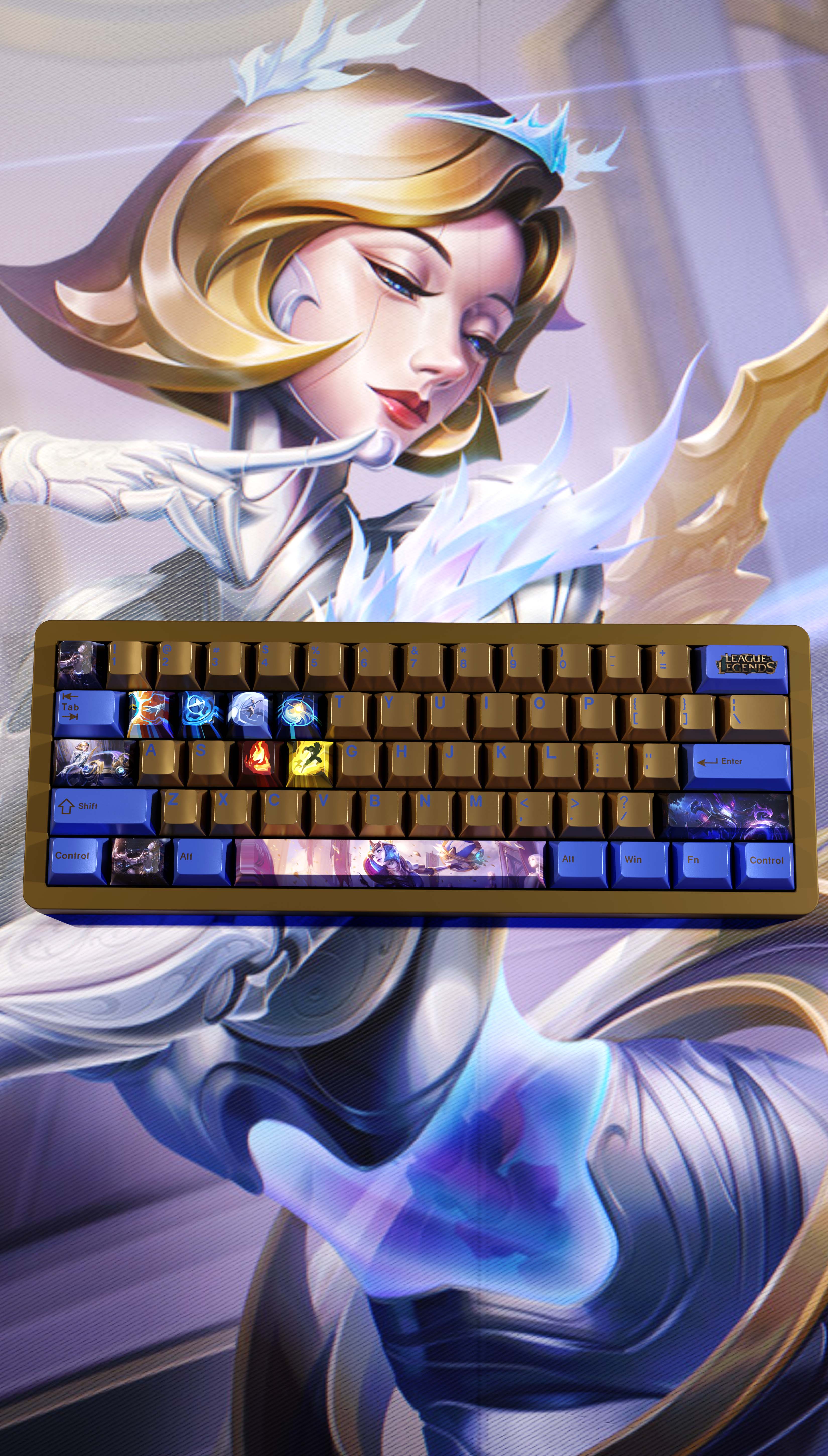 SPECIAL EDITION LEAGUE OF LEGENDS ORIANNA KEYCAPS