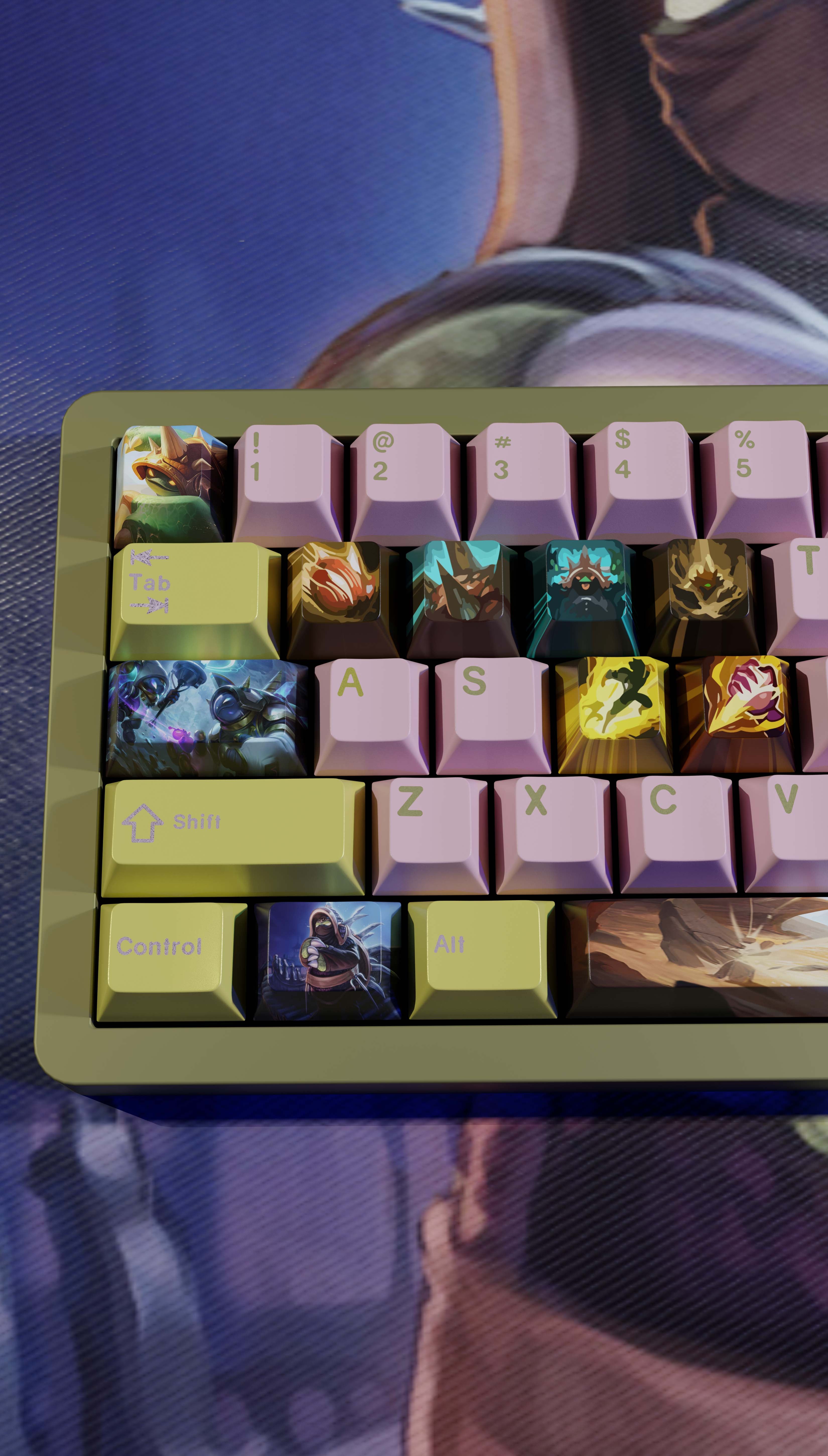 special edition League of Legends rammus Keycaps