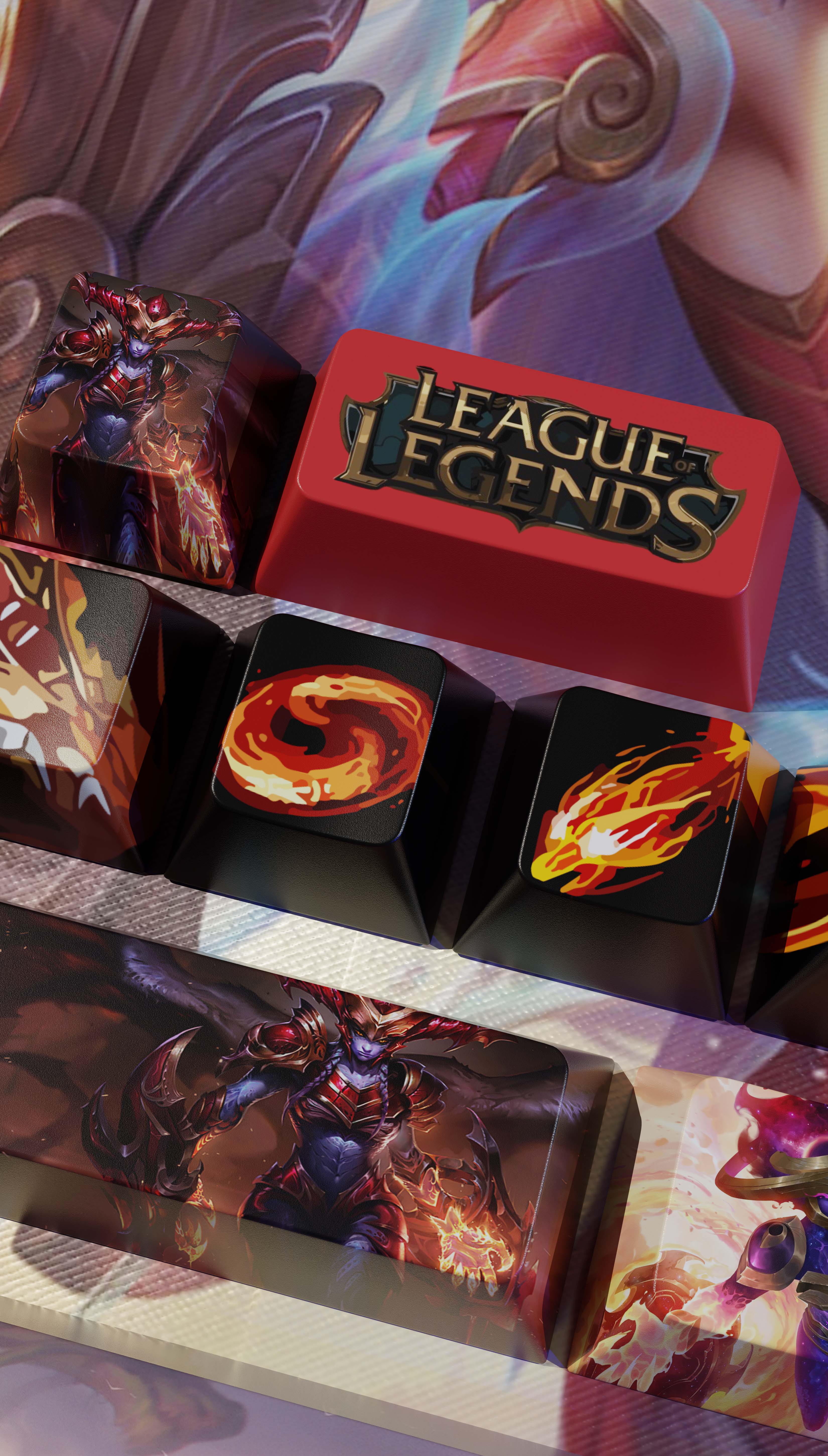 SPECIAL EDITION LEAGUE OF LEGENDS SHYVANA KEYCAPS