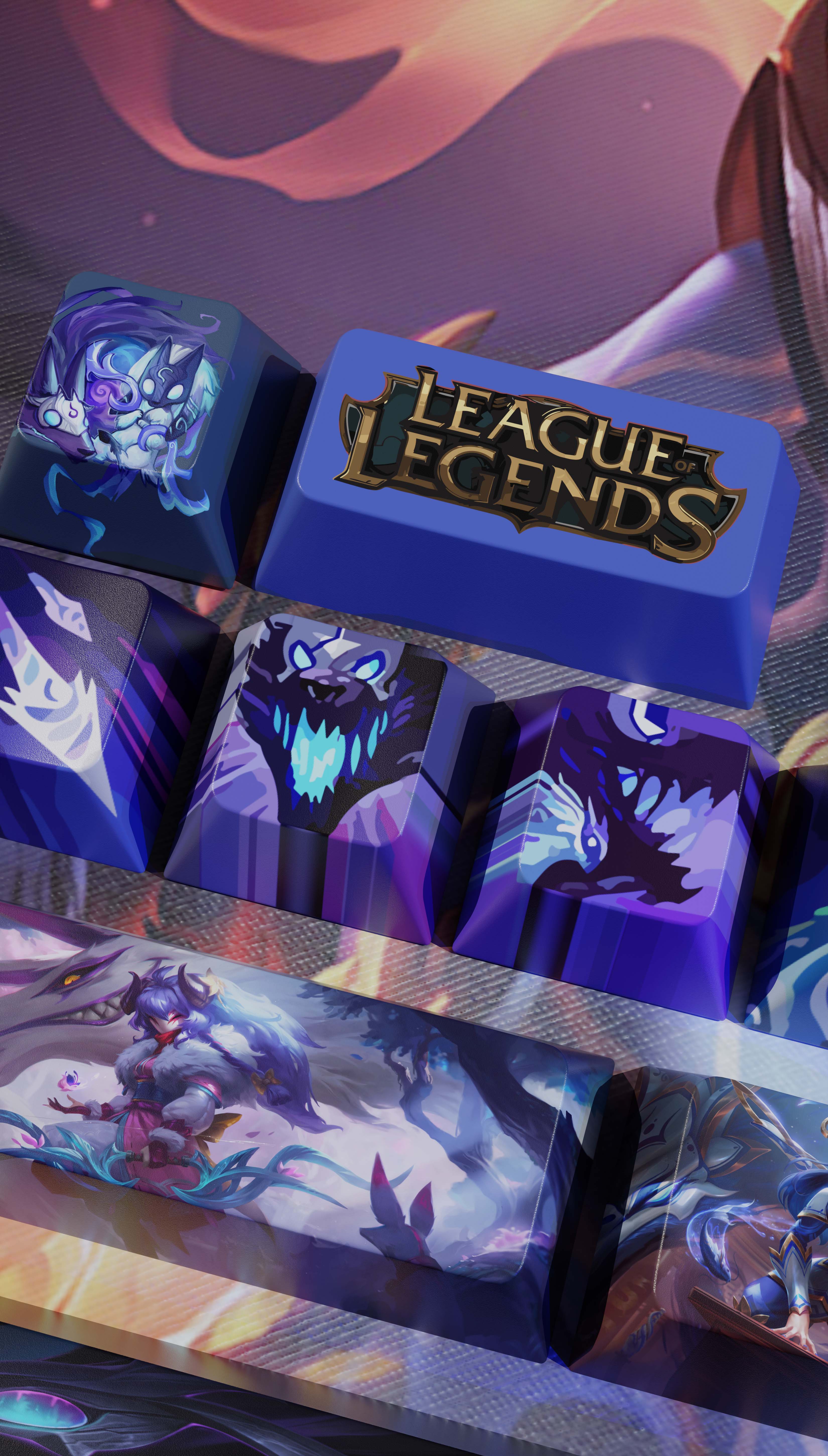 special edition League of Legends kindred keycaps