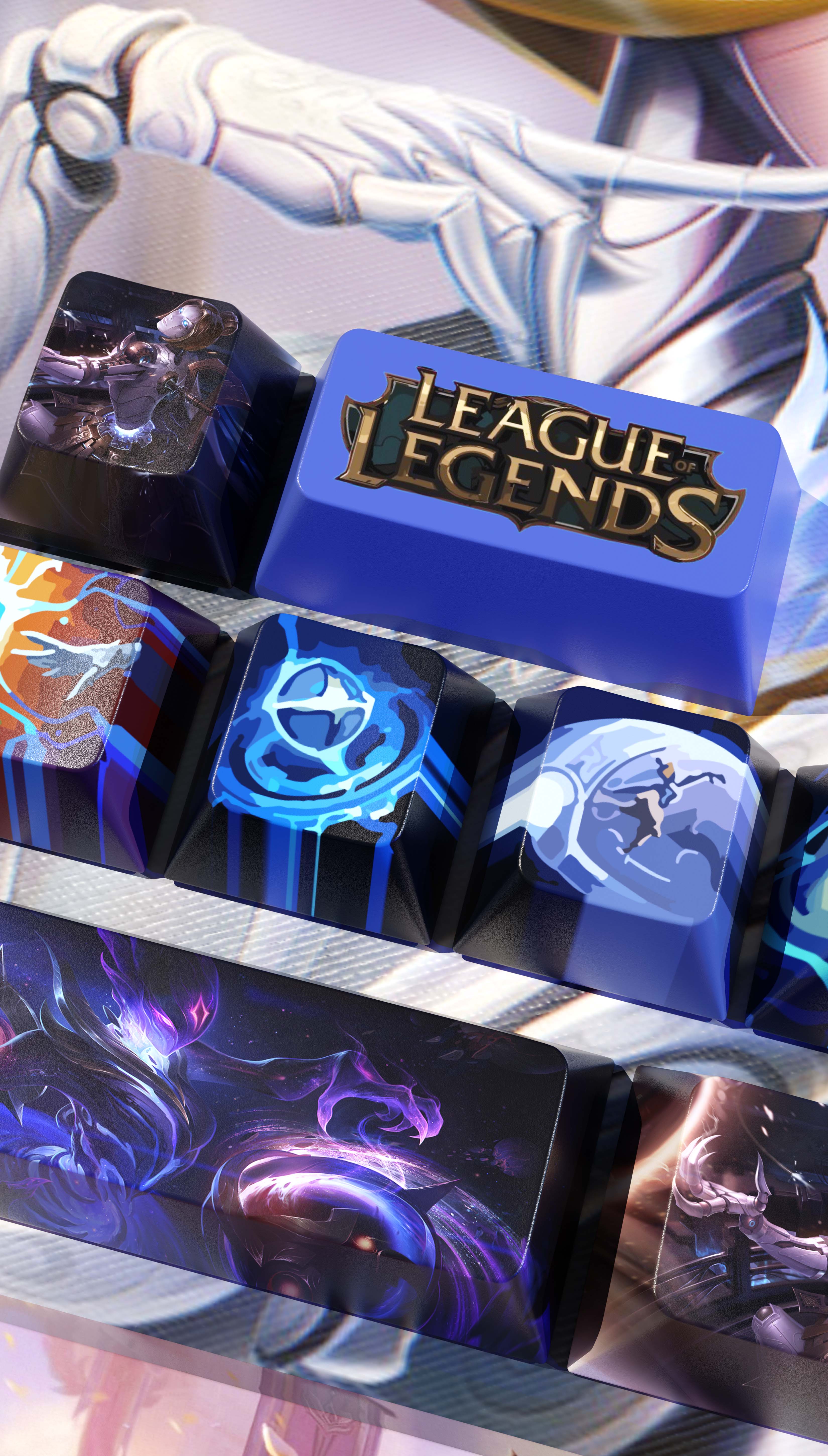 SPECIAL EDITION LEAGUE OF LEGENDS ORIANNA KEYCAPS