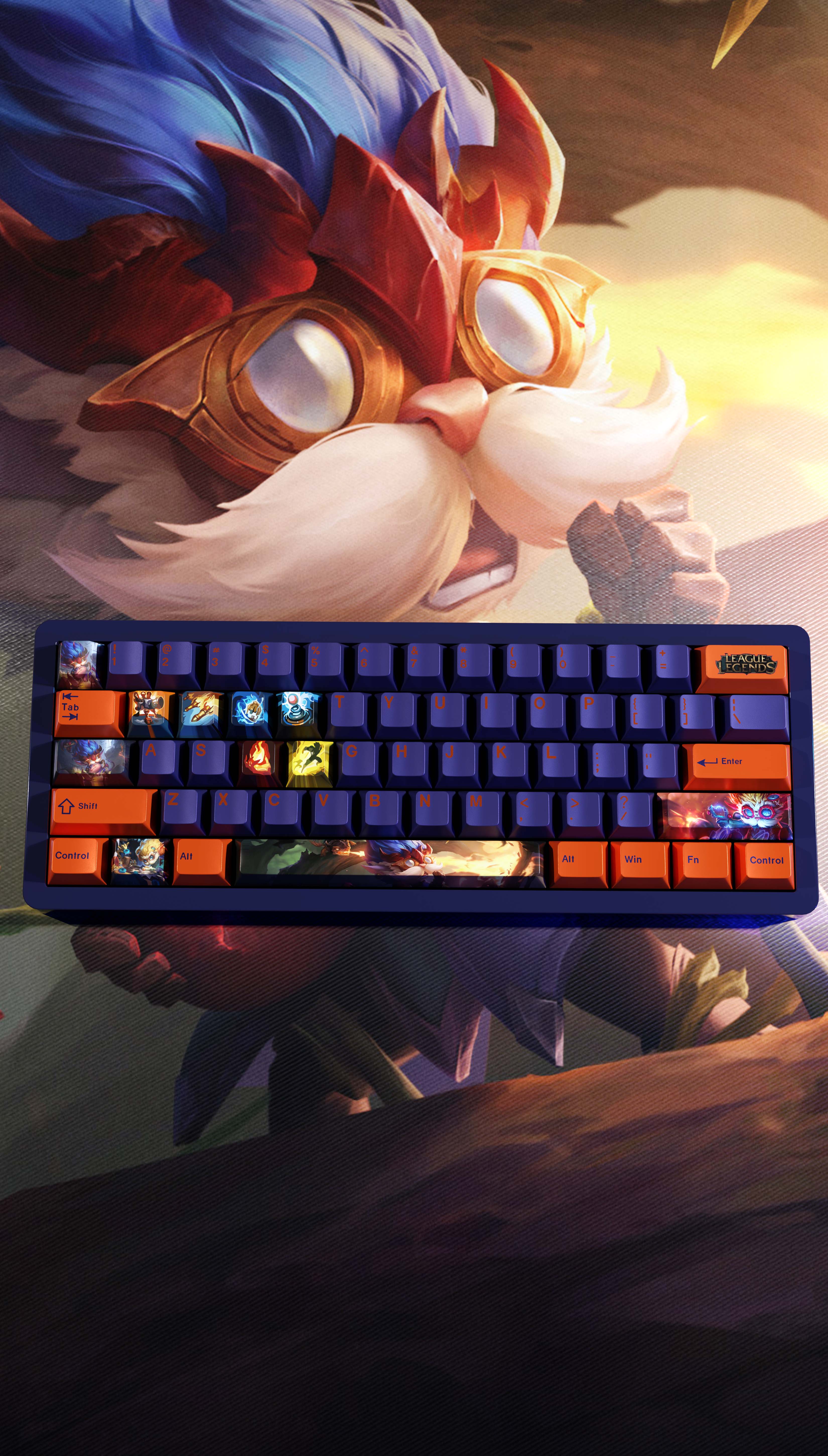 special edition League of Legends heimerdinger Keycaps