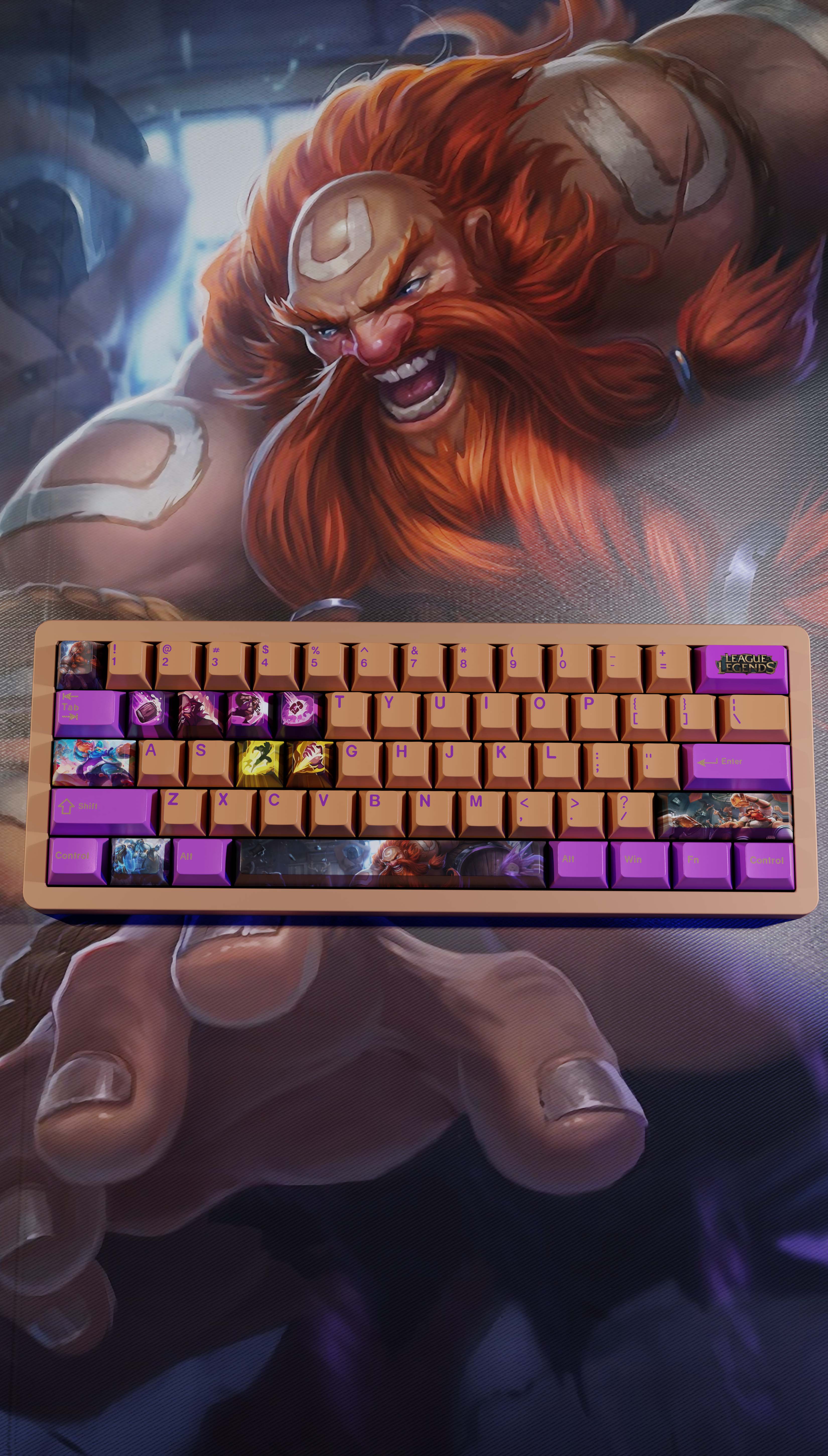 special edition League of Legends gragas Keycaps