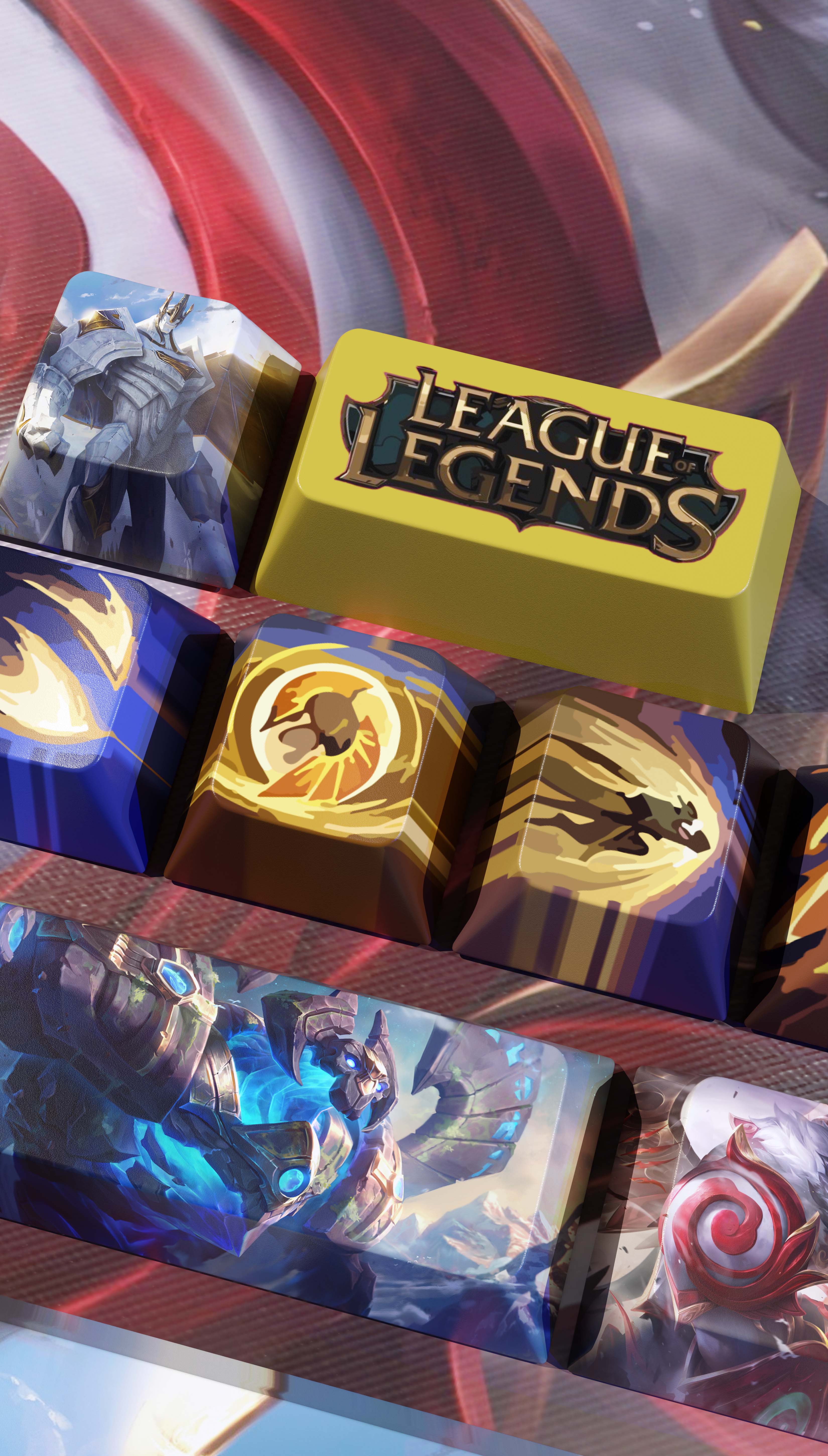 SPECIAL EDITION LEAGUE OF LEGENDS GALIO KEYCAPS