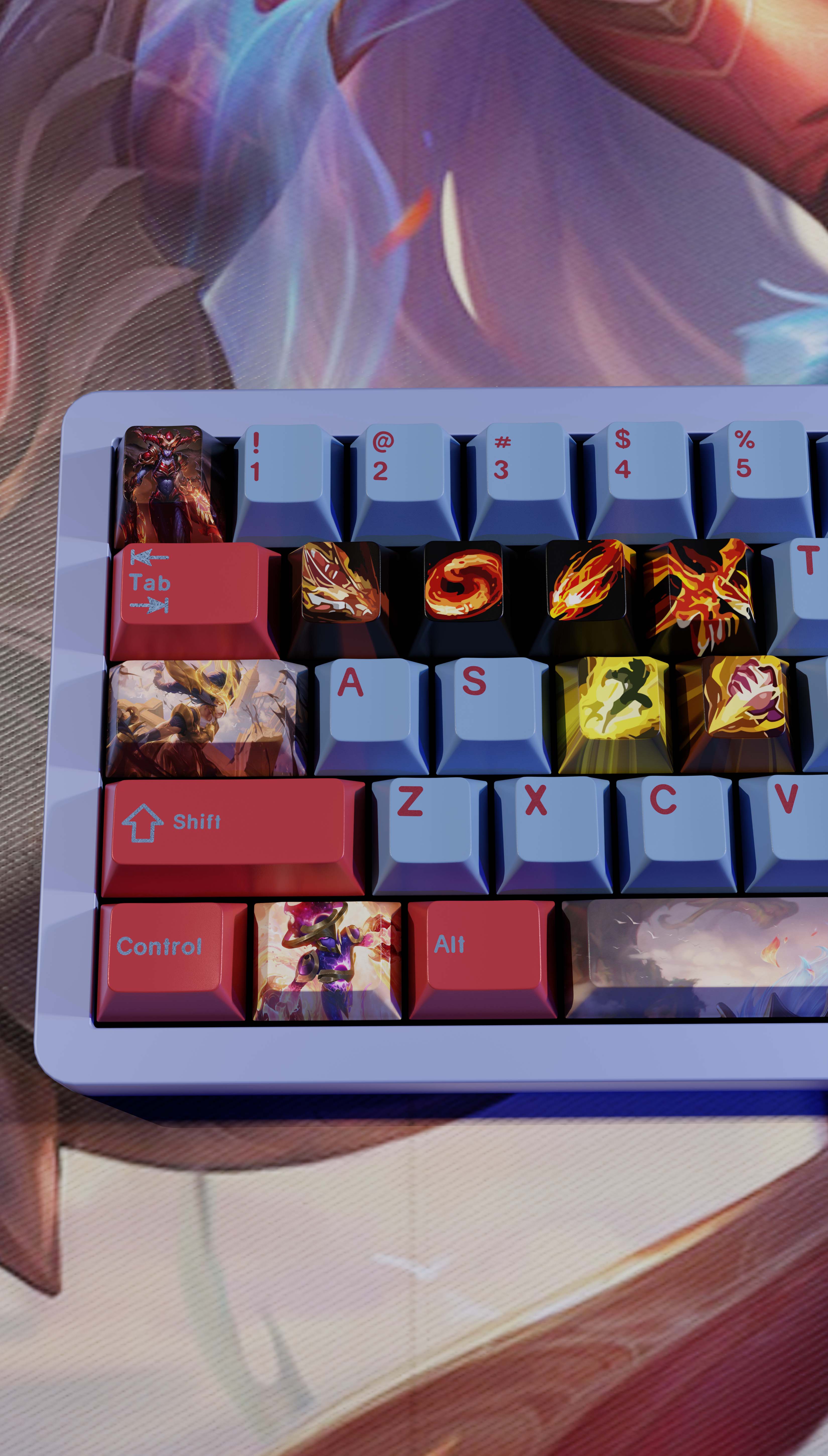 SPECIAL EDITION LEAGUE OF LEGENDS SHYVANA KEYCAPS