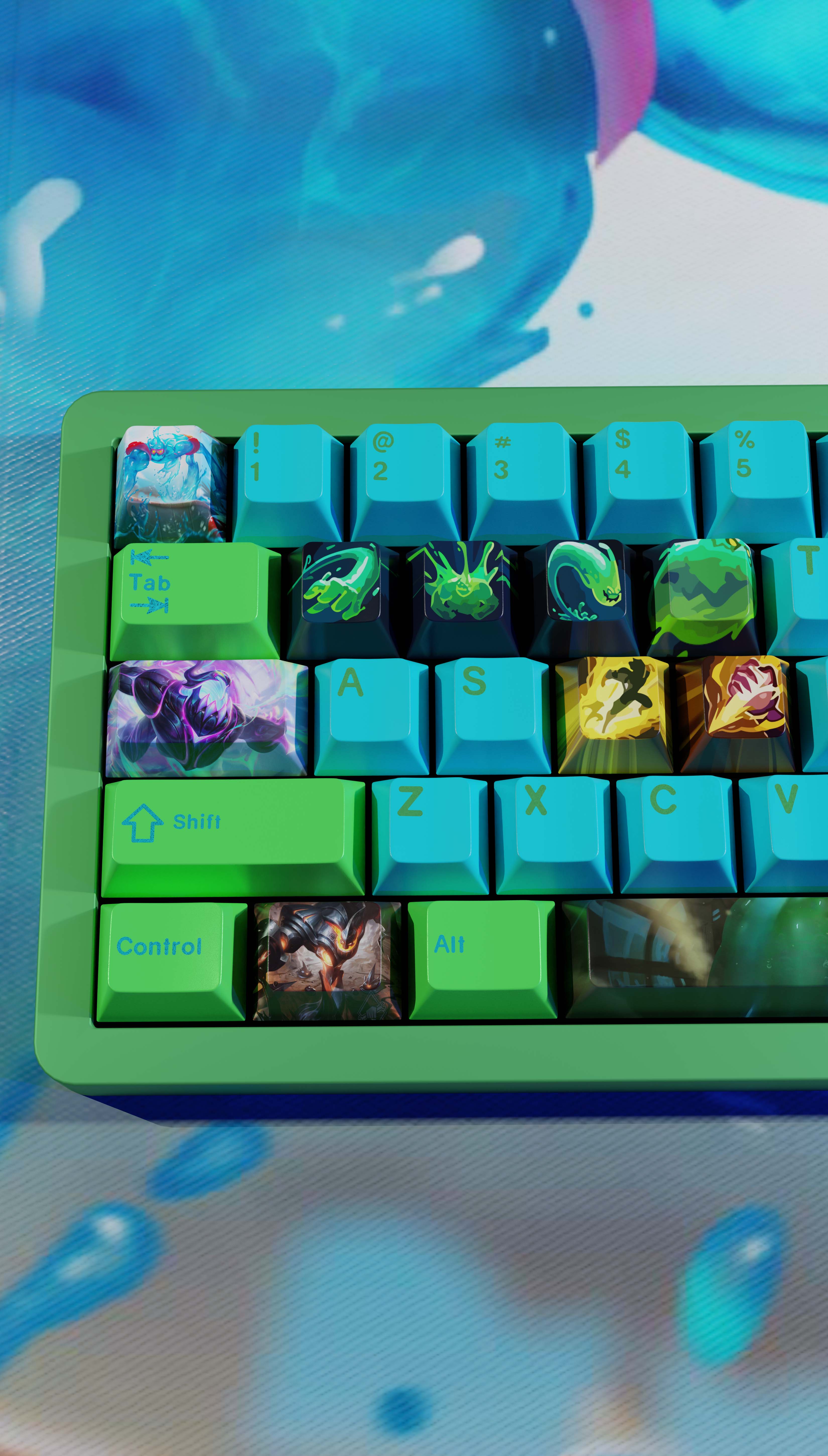 SPECIAL EDITION LEAGUE OF LEGENDS Zac KEYCAPS