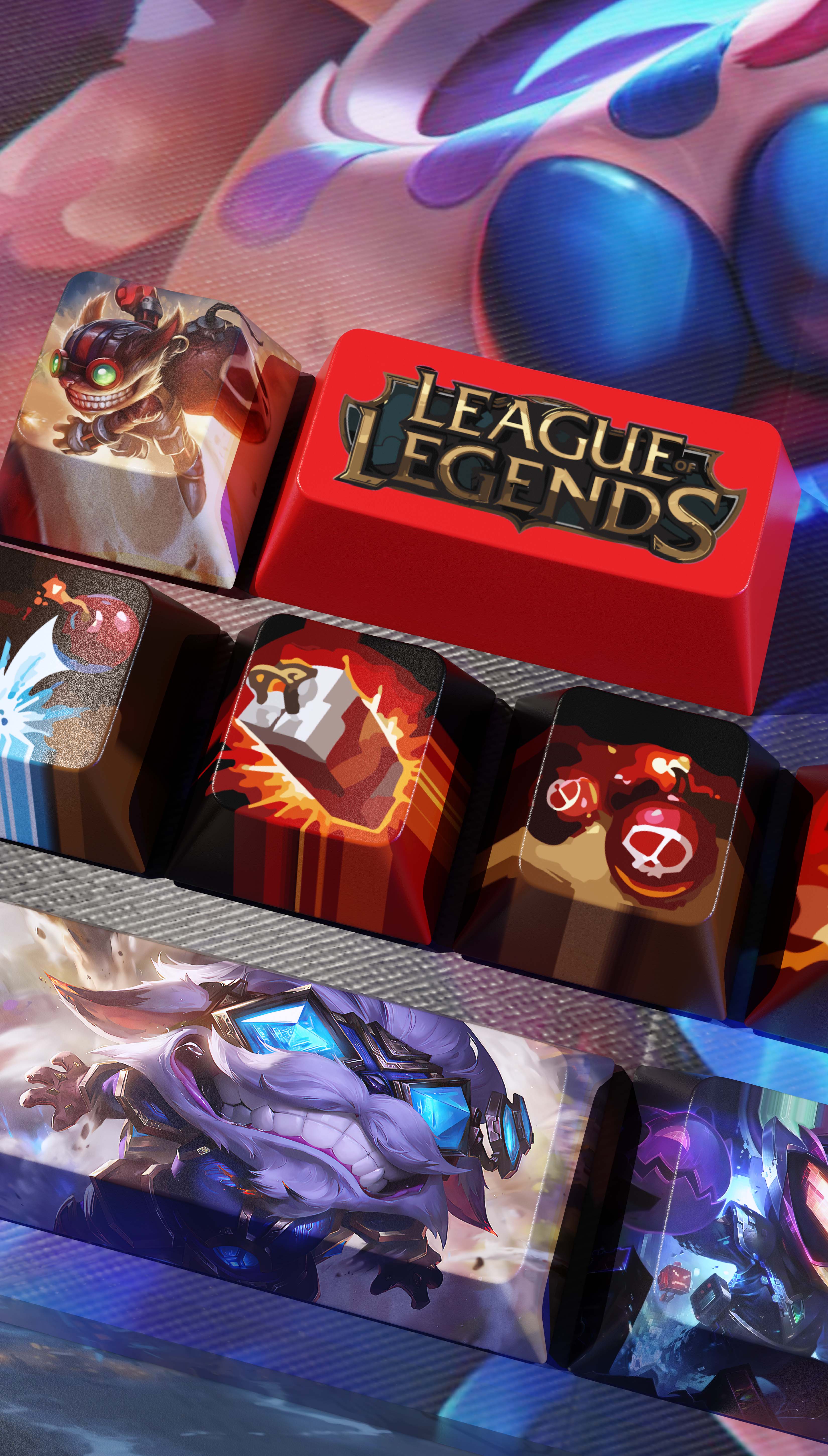 SPECIAL EDITION LEAGUE OF LEGENDS ZIGGS KEYCAPS