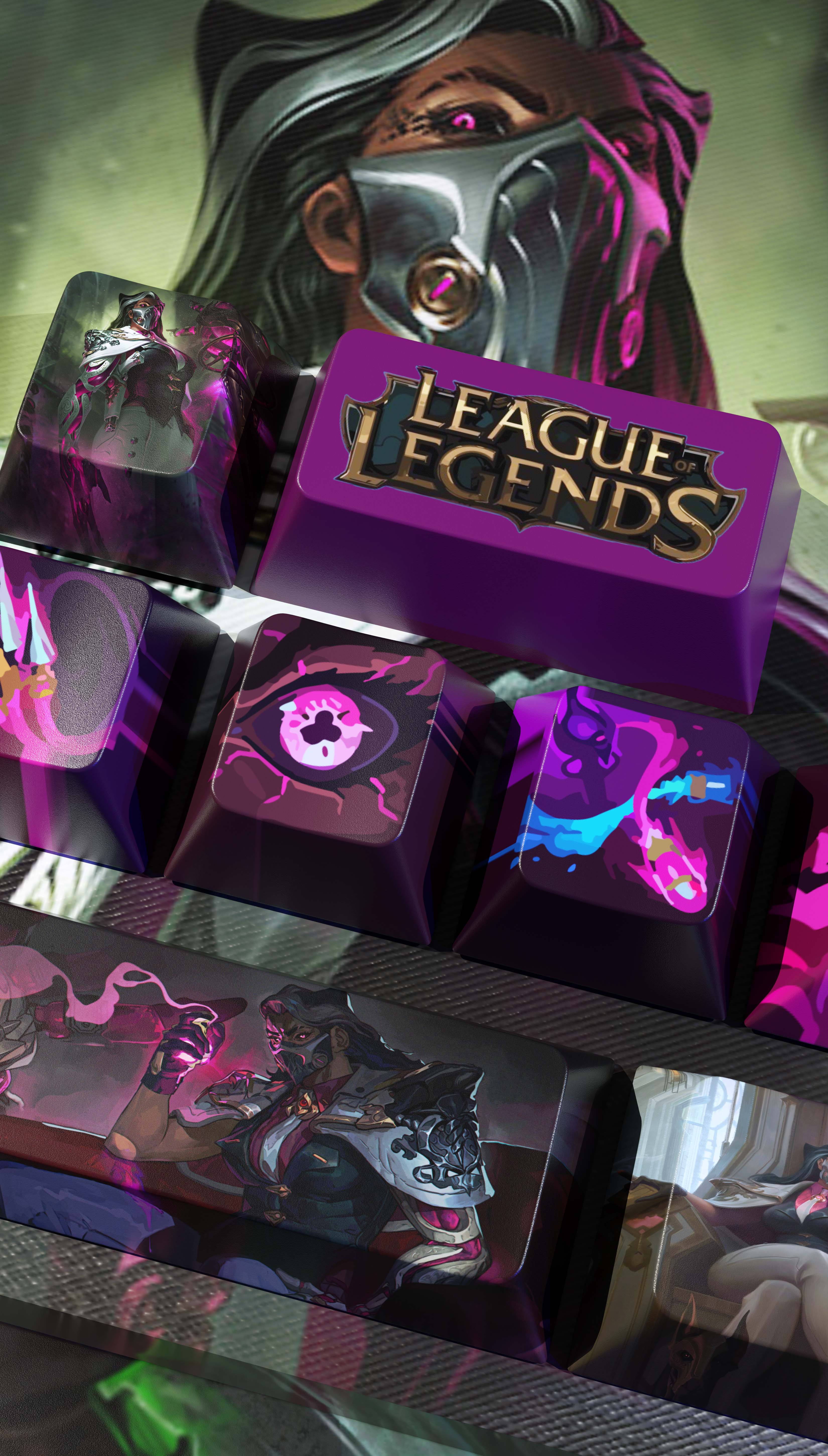 SPECIAL EDITION LEAGUE OF LEGENDS  RENATA GLASC KEYCAPS