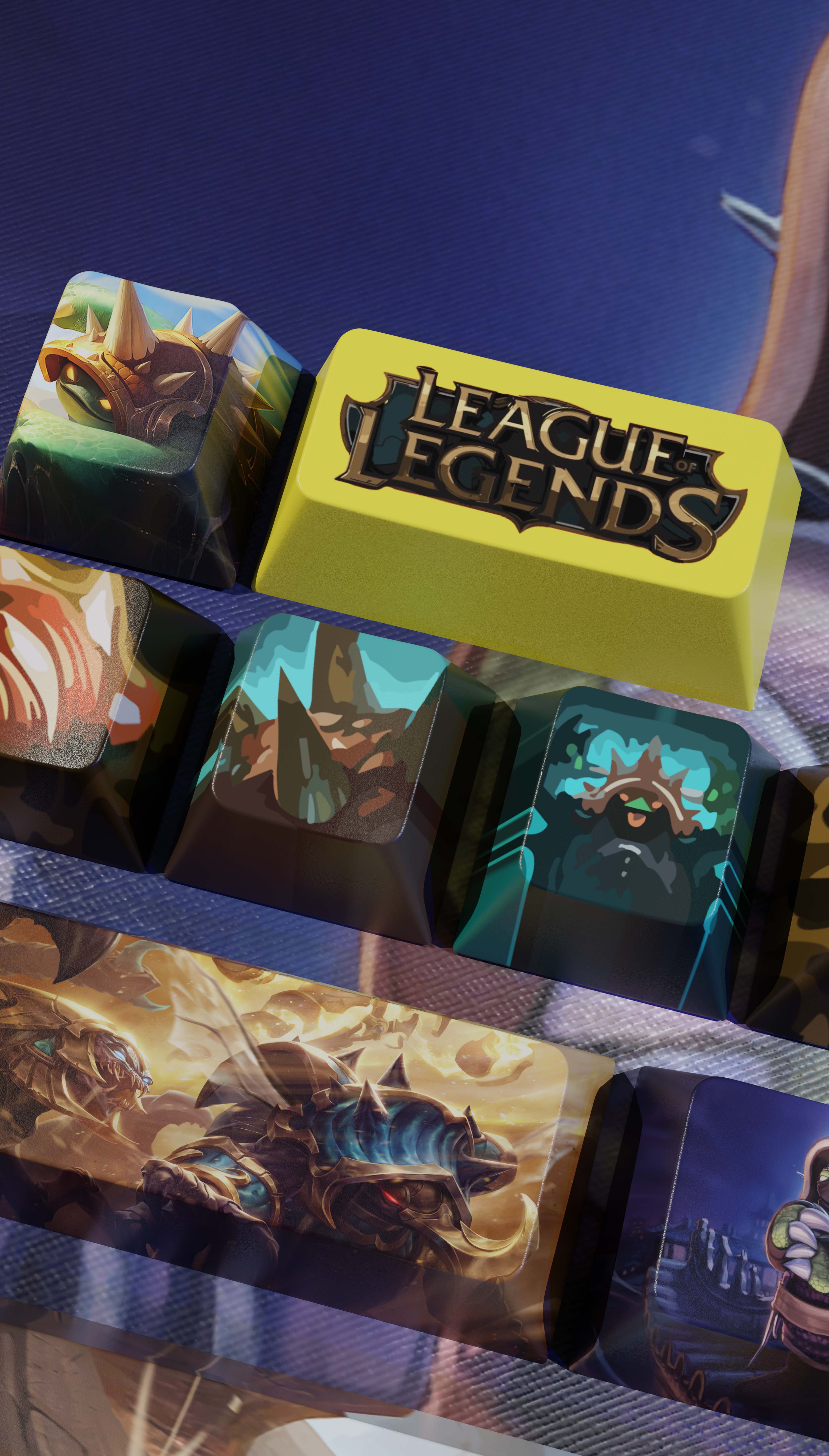 special edition League of Legends rammus Keycaps