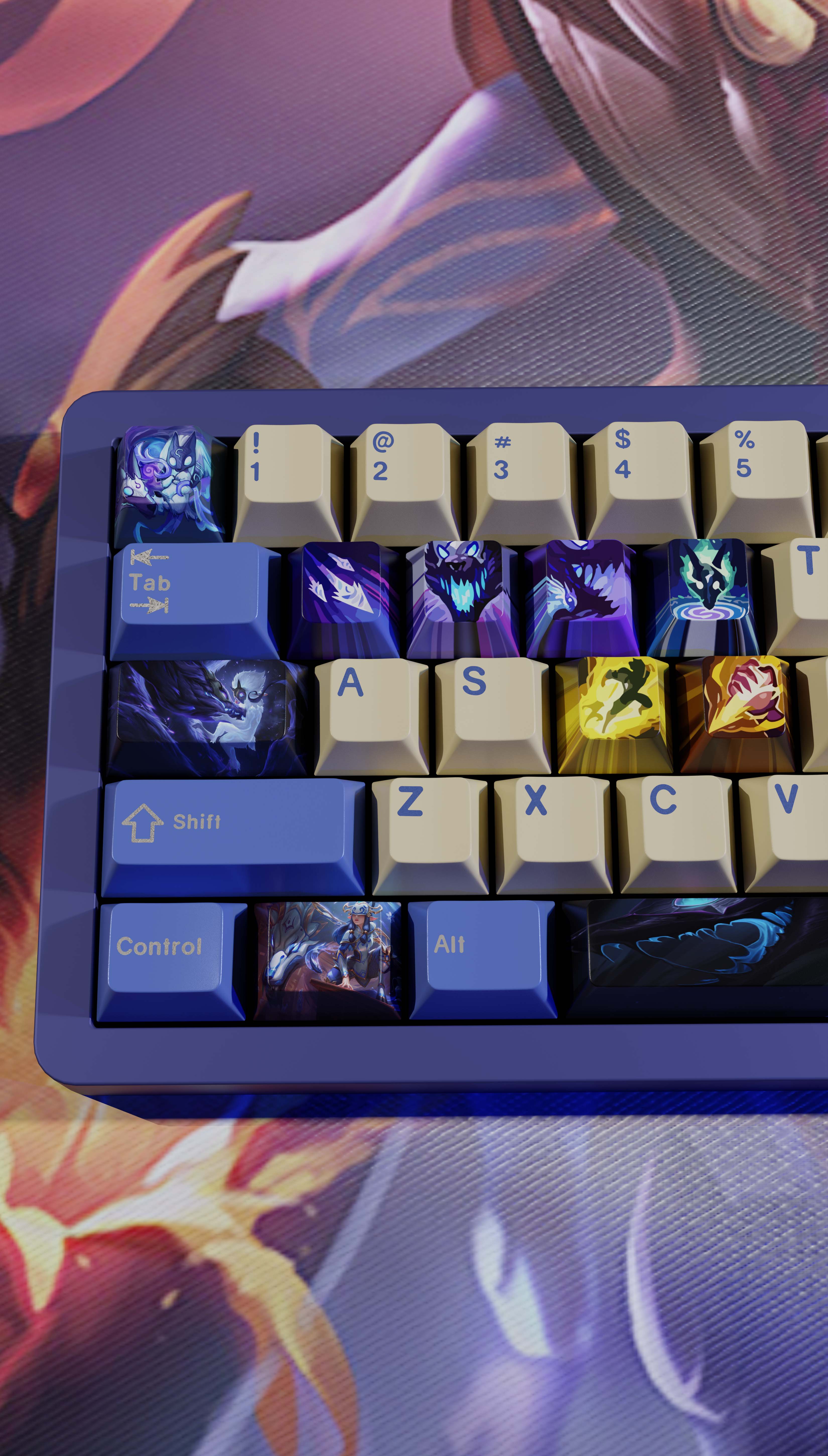 special edition League of Legends kindred keycaps