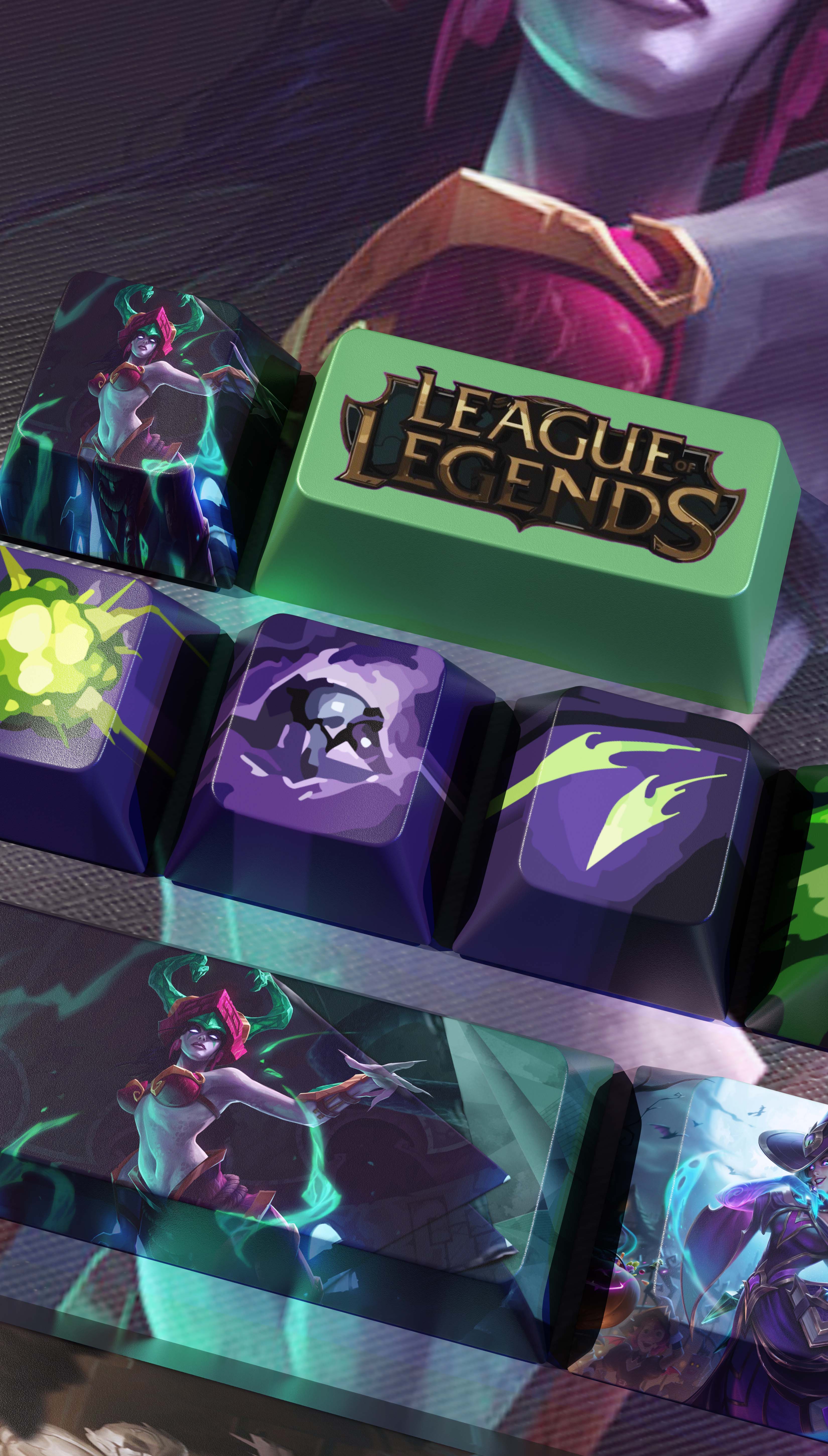 special edition League of Legends cassiopeia Keycaps