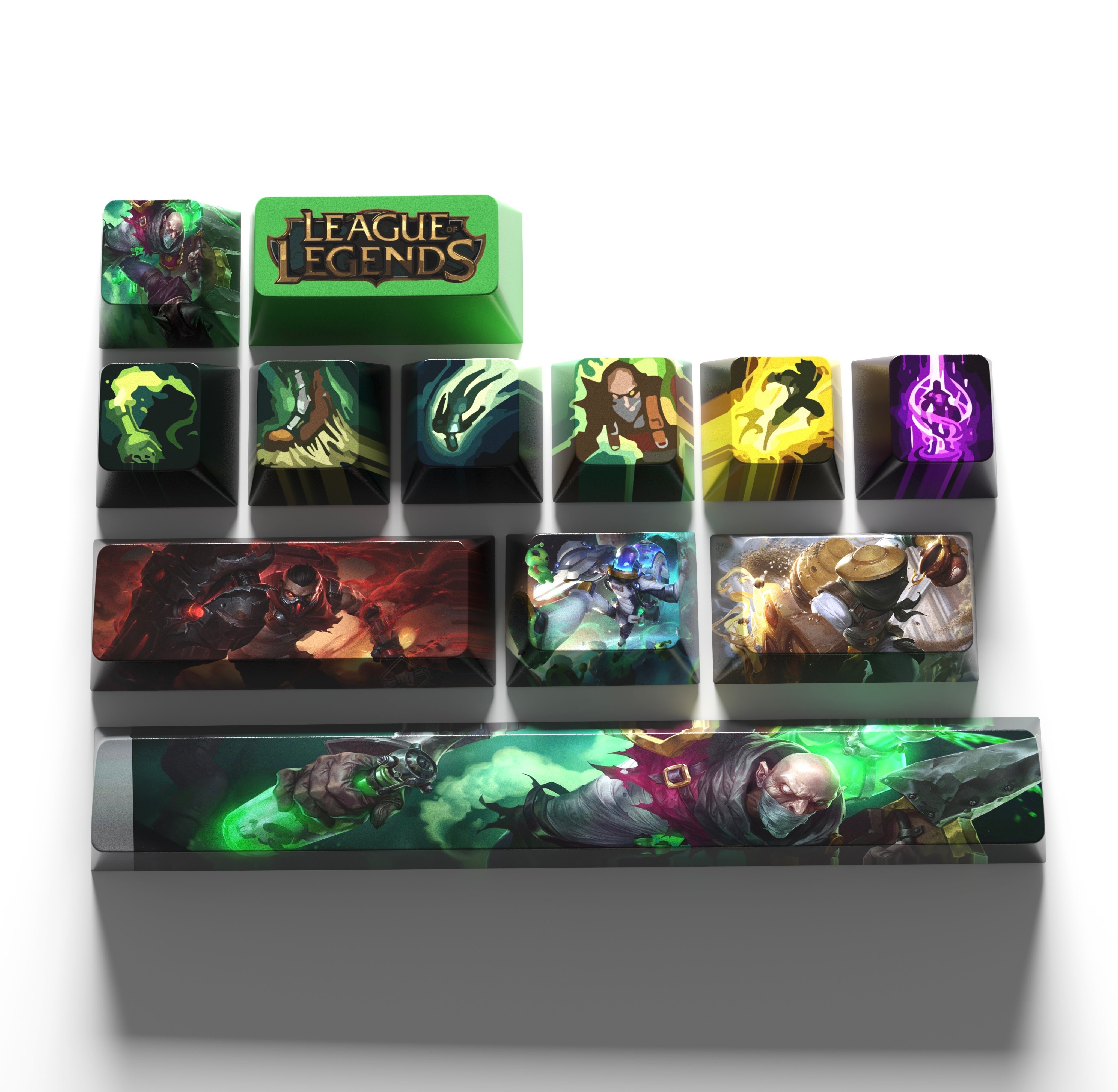 SPECIAL EDITION LEAGUE OF LEGENDS SINGED KEYCAPS