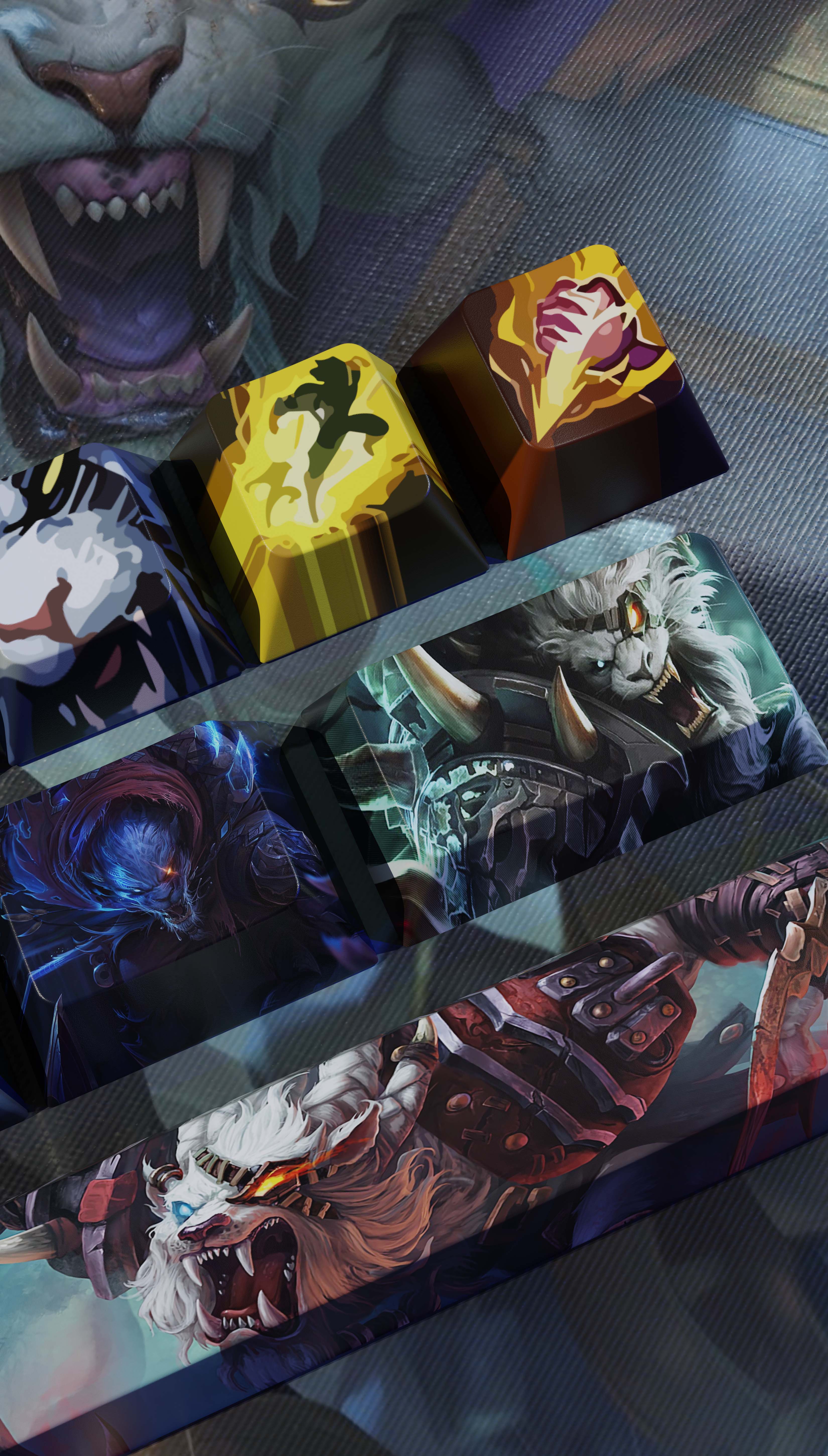 special edition League of Legends hecarim keycaps