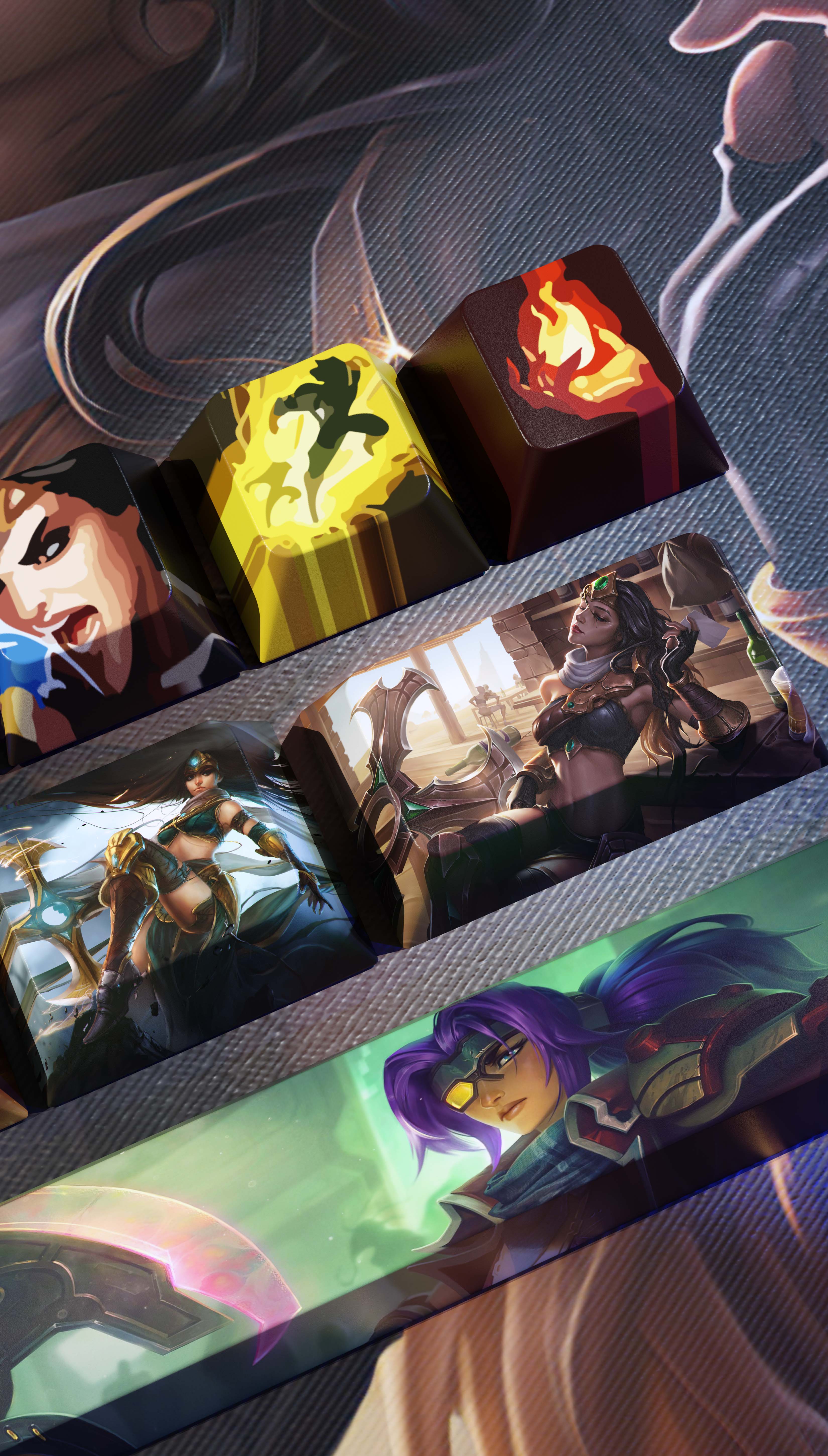 SPECIAL EDITION LEAGUE OF LEGENDS SIVIR KEYCAPS