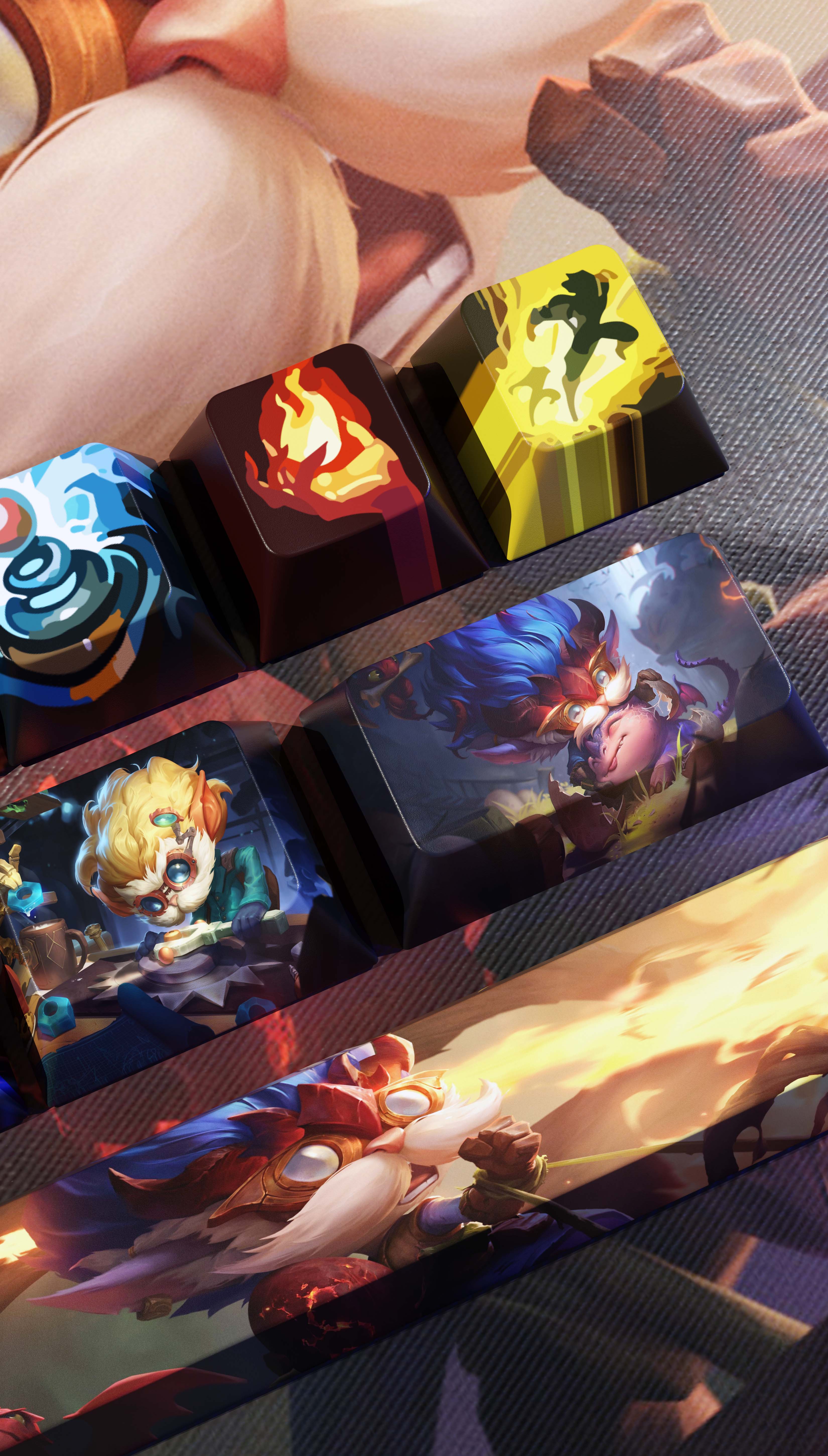 special edition League of Legends heimerdinger Keycaps