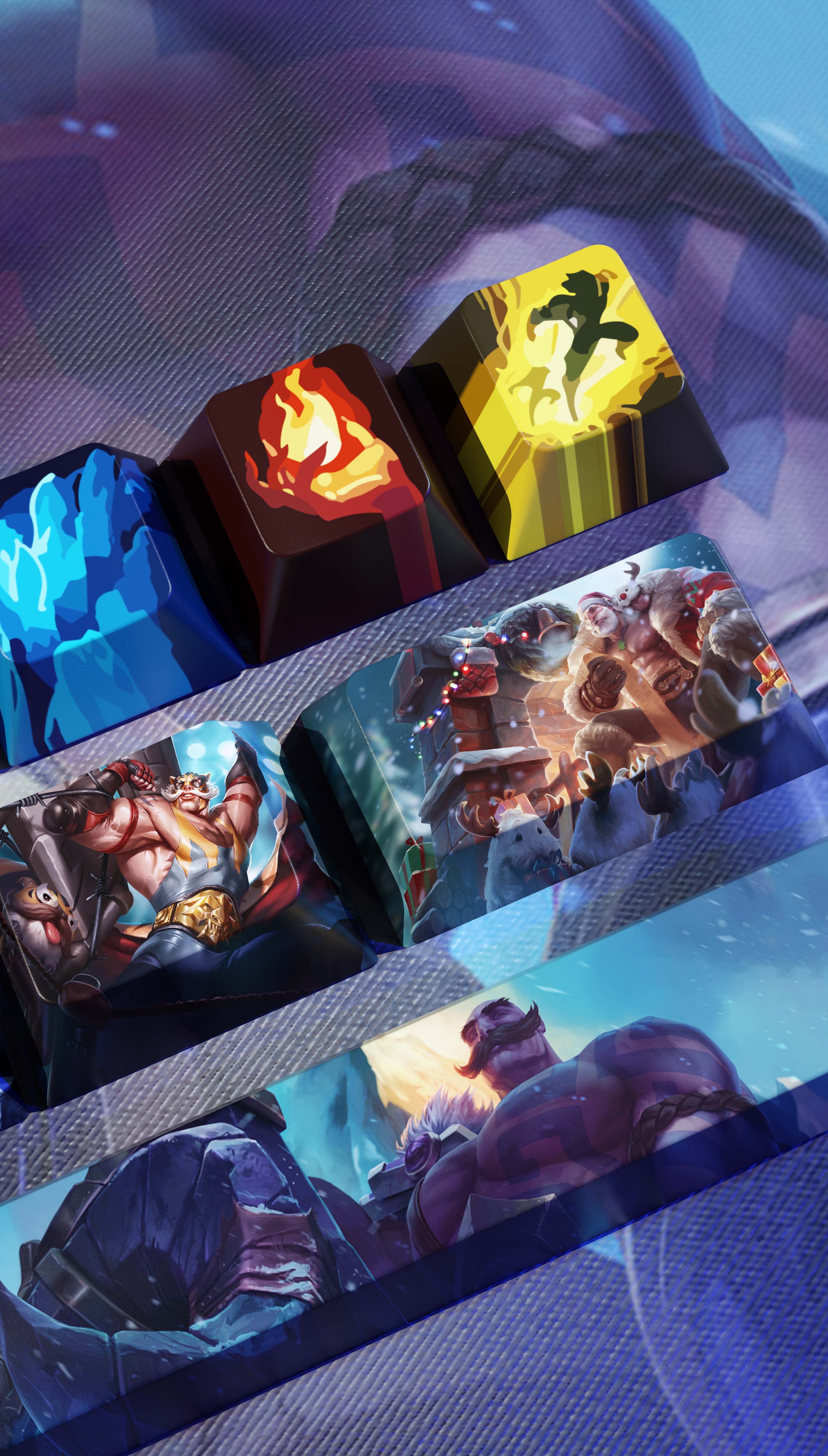 SPECIAL EDITION LEAGUE OF LEGENDS BRAUM KEYCAPS