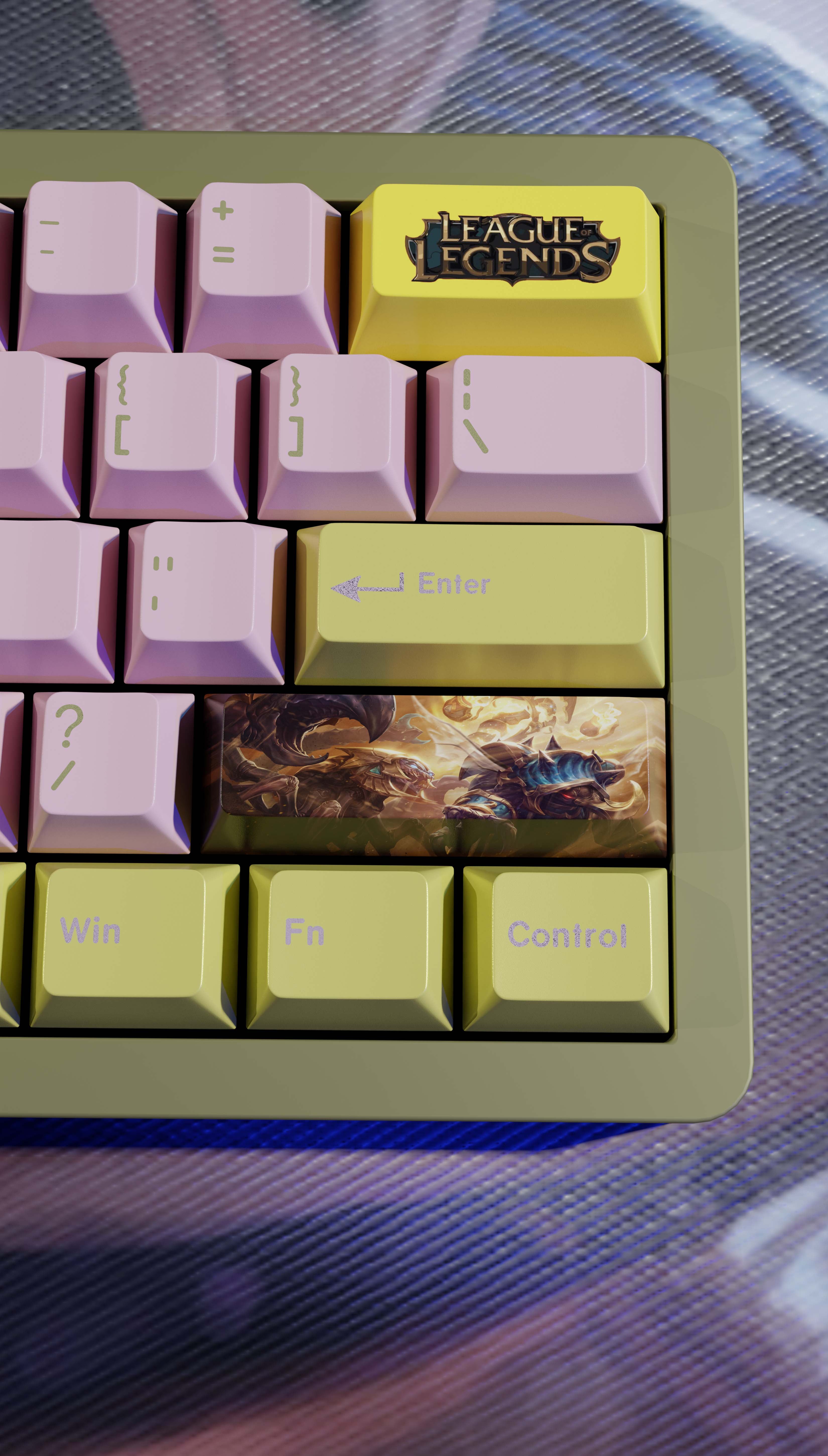 special edition League of Legends rammus Keycaps