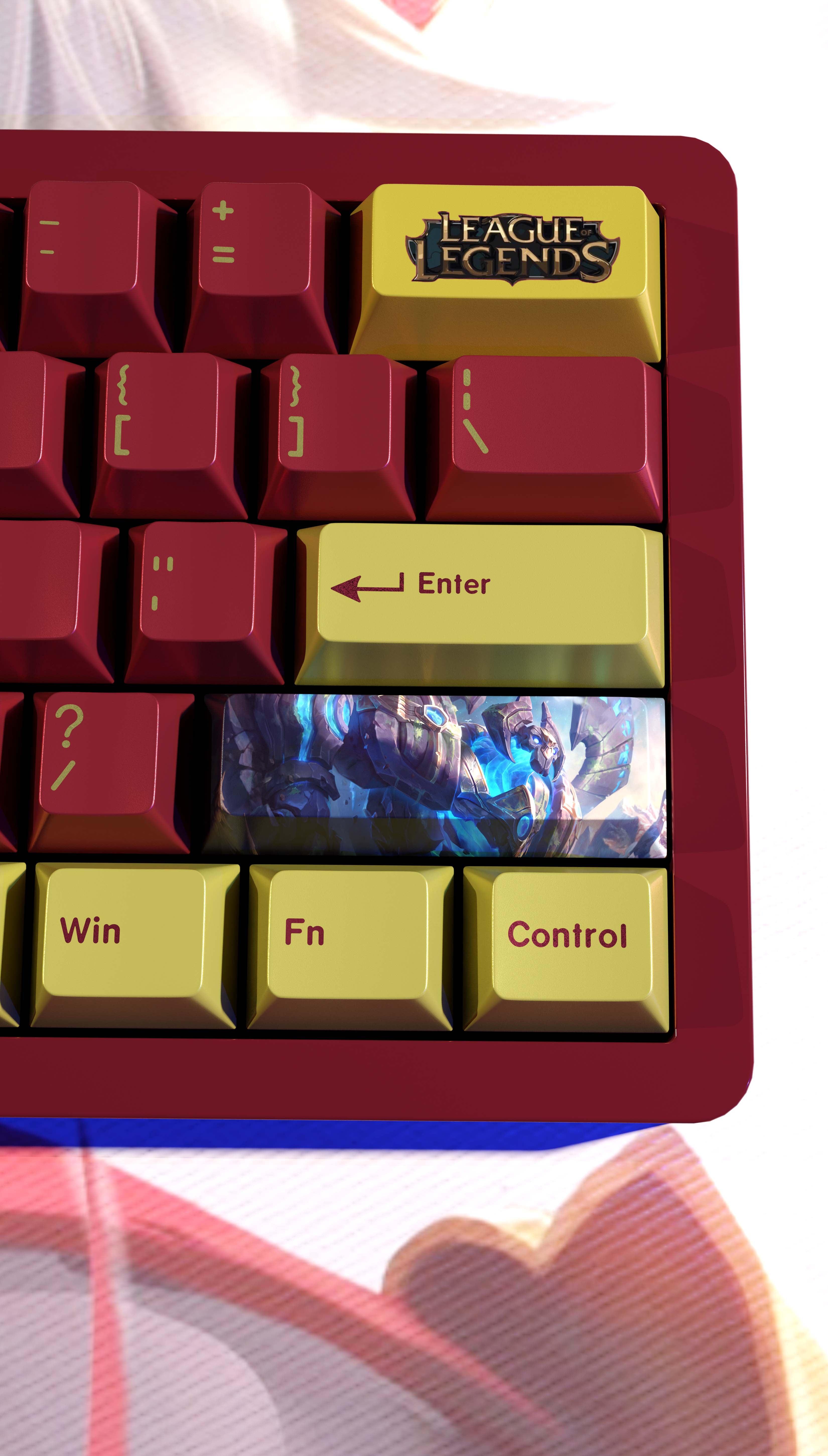 SPECIAL EDITION LEAGUE OF LEGENDS GALIO KEYCAPS