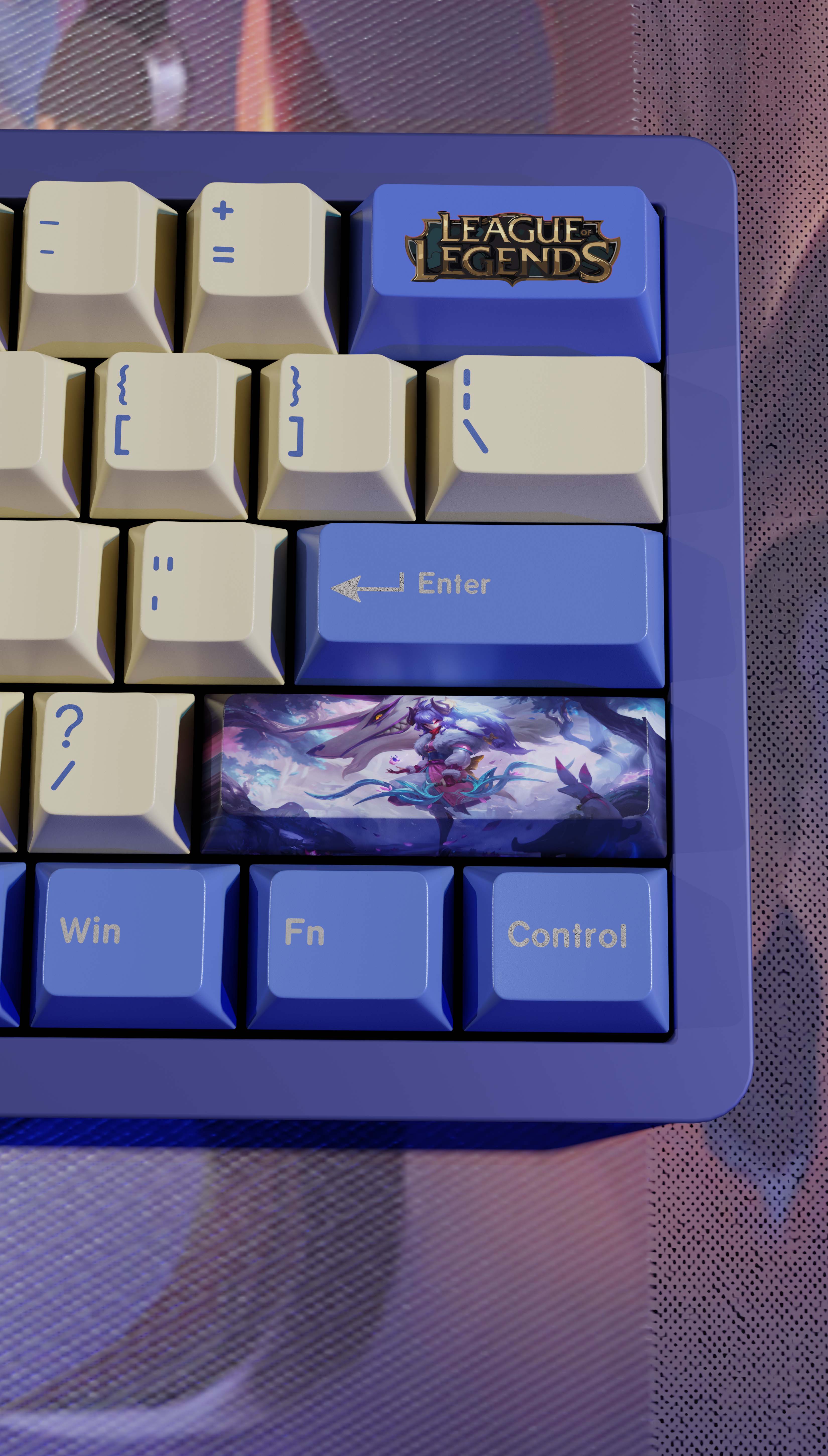 special edition League of Legends kindred keycaps