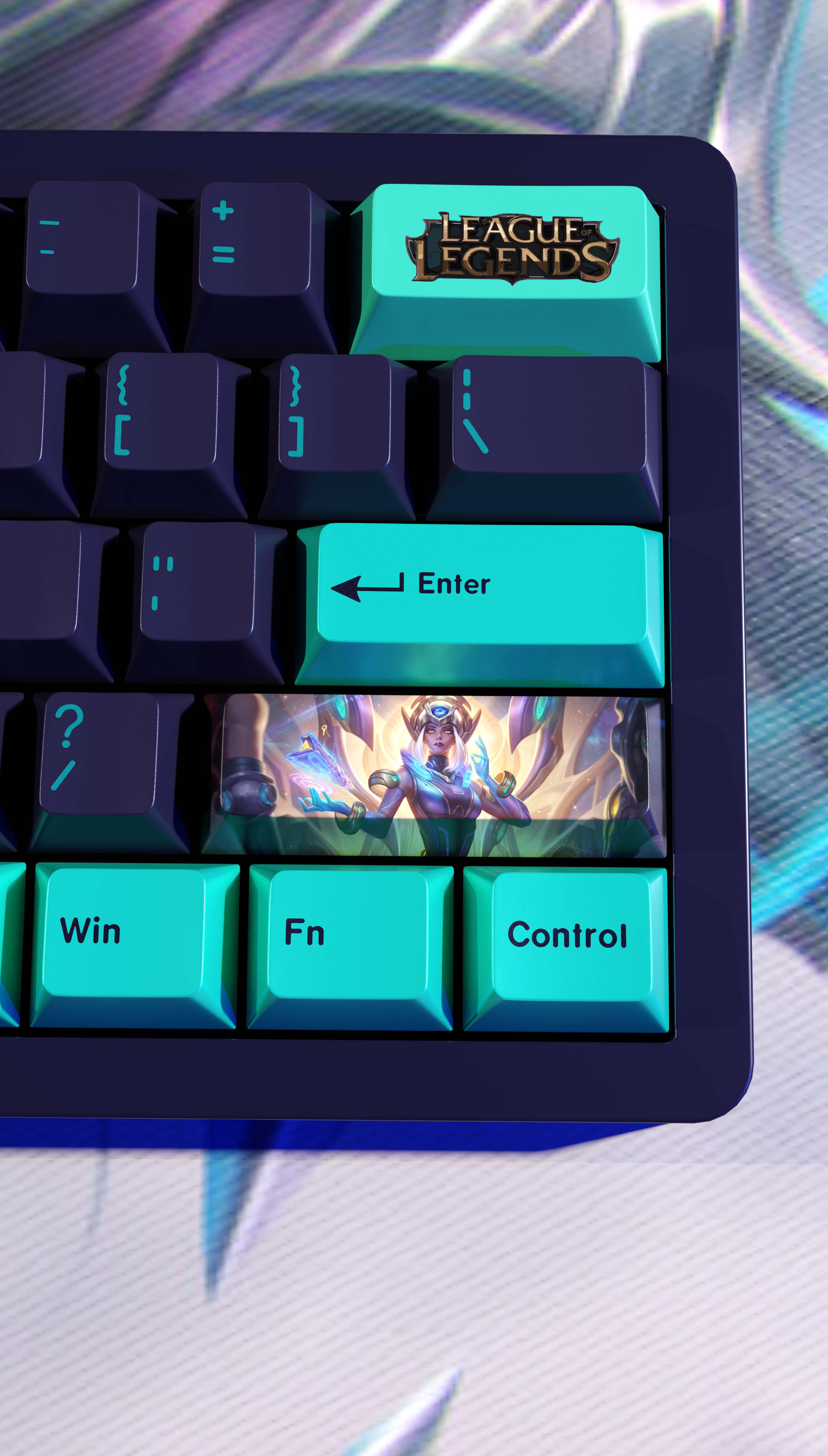 special edition League of Legends karma Keycaps