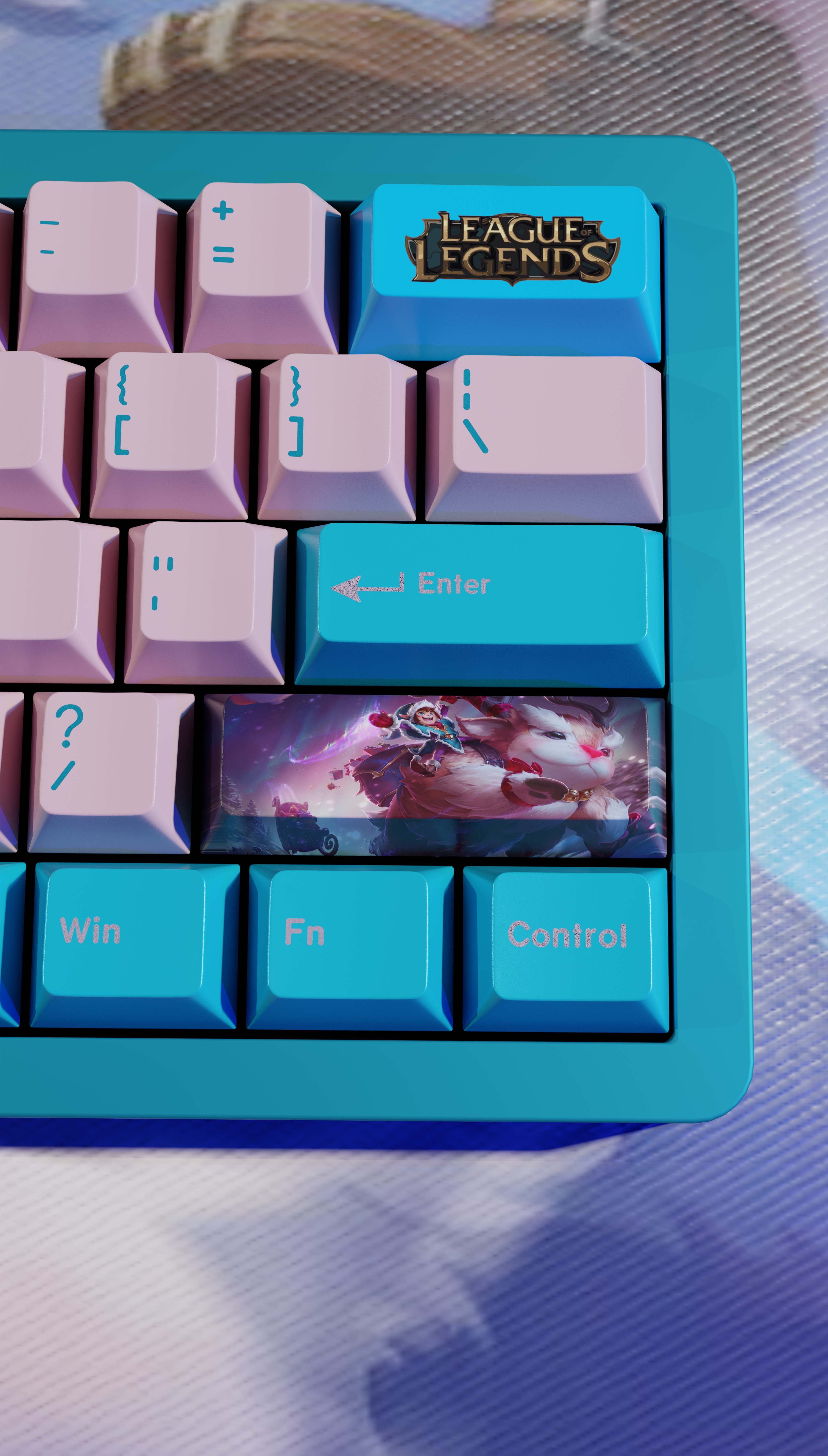 special edition League of Legends NUNU & WILLUMP  keycaps