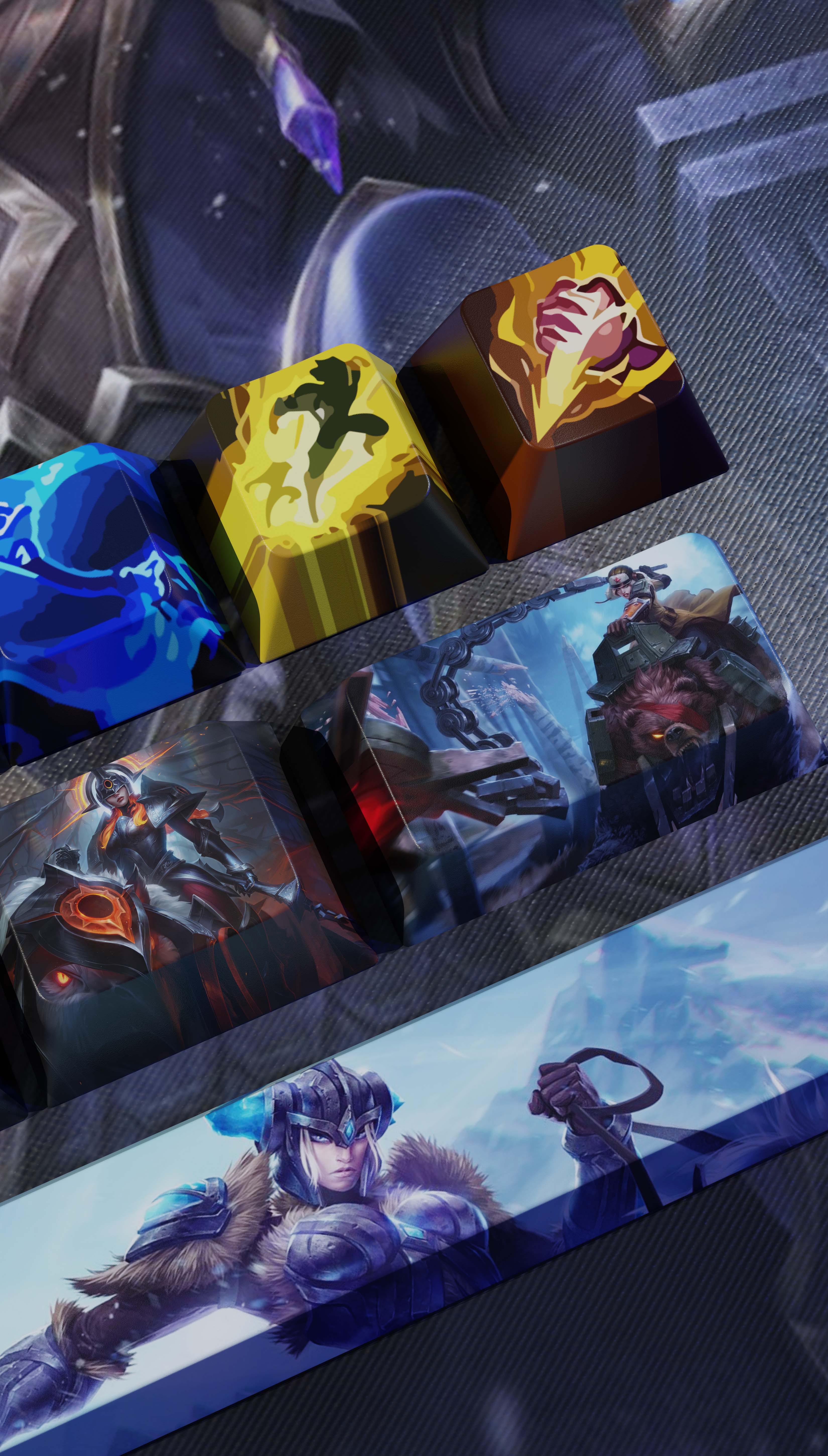 SPECIAL EDITION LEAGUE OF LEGENDS SEJUANI KEYCAPS