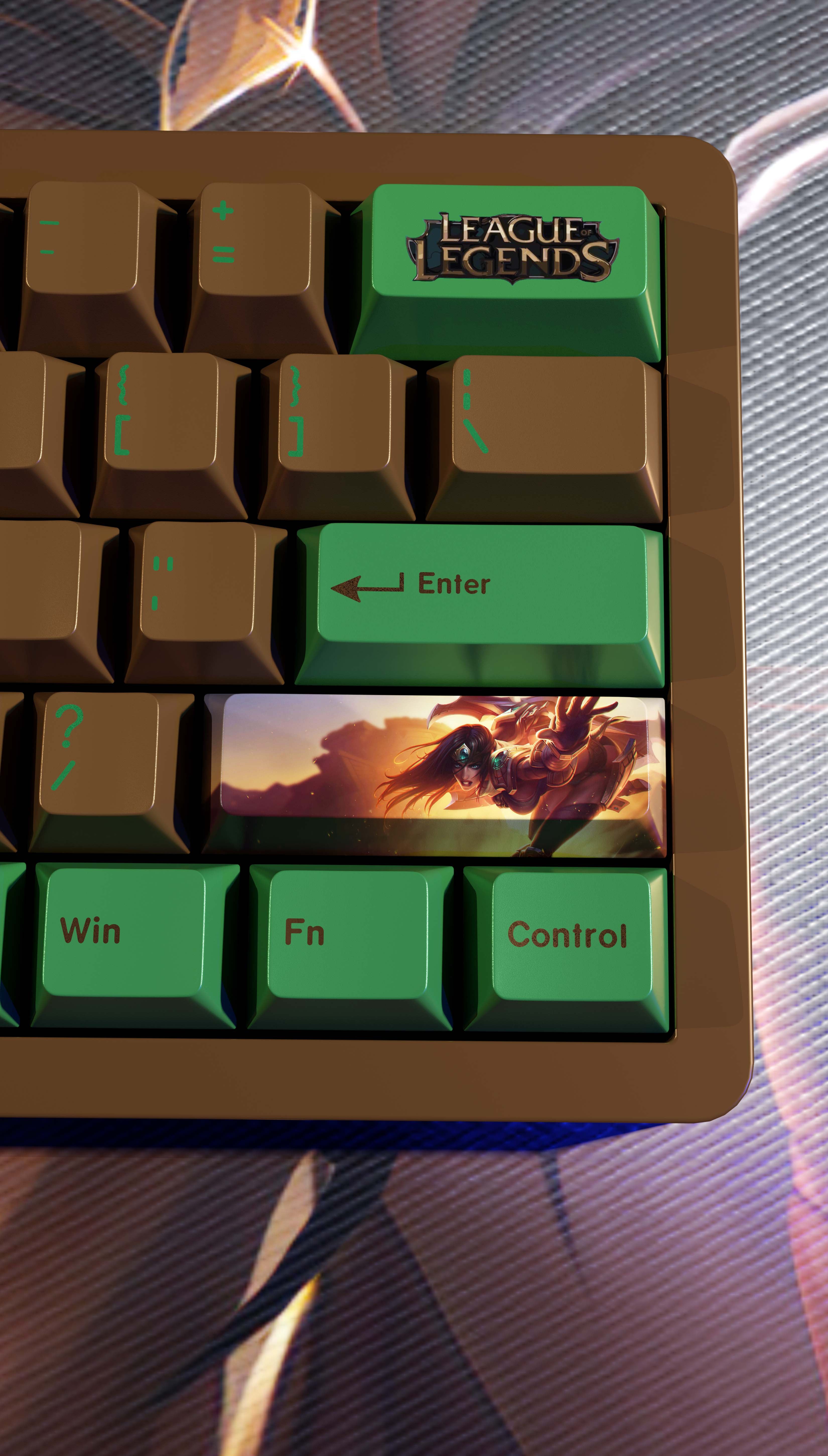 SPECIAL EDITION LEAGUE OF LEGENDS SIVIR KEYCAPS