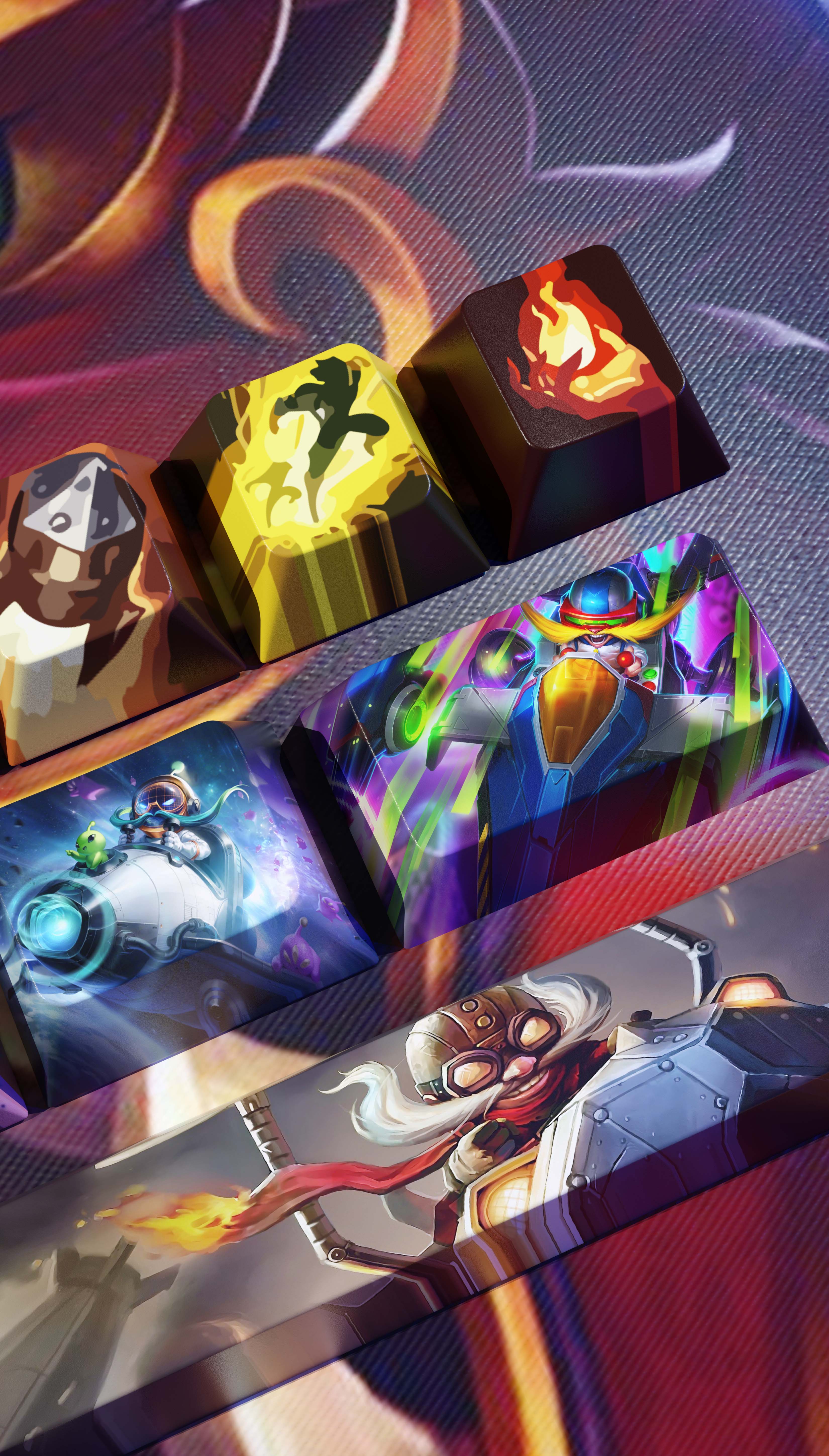 SPECIAL EDITION LEAGUE OF LEGENDS CORKI KEYCAPS