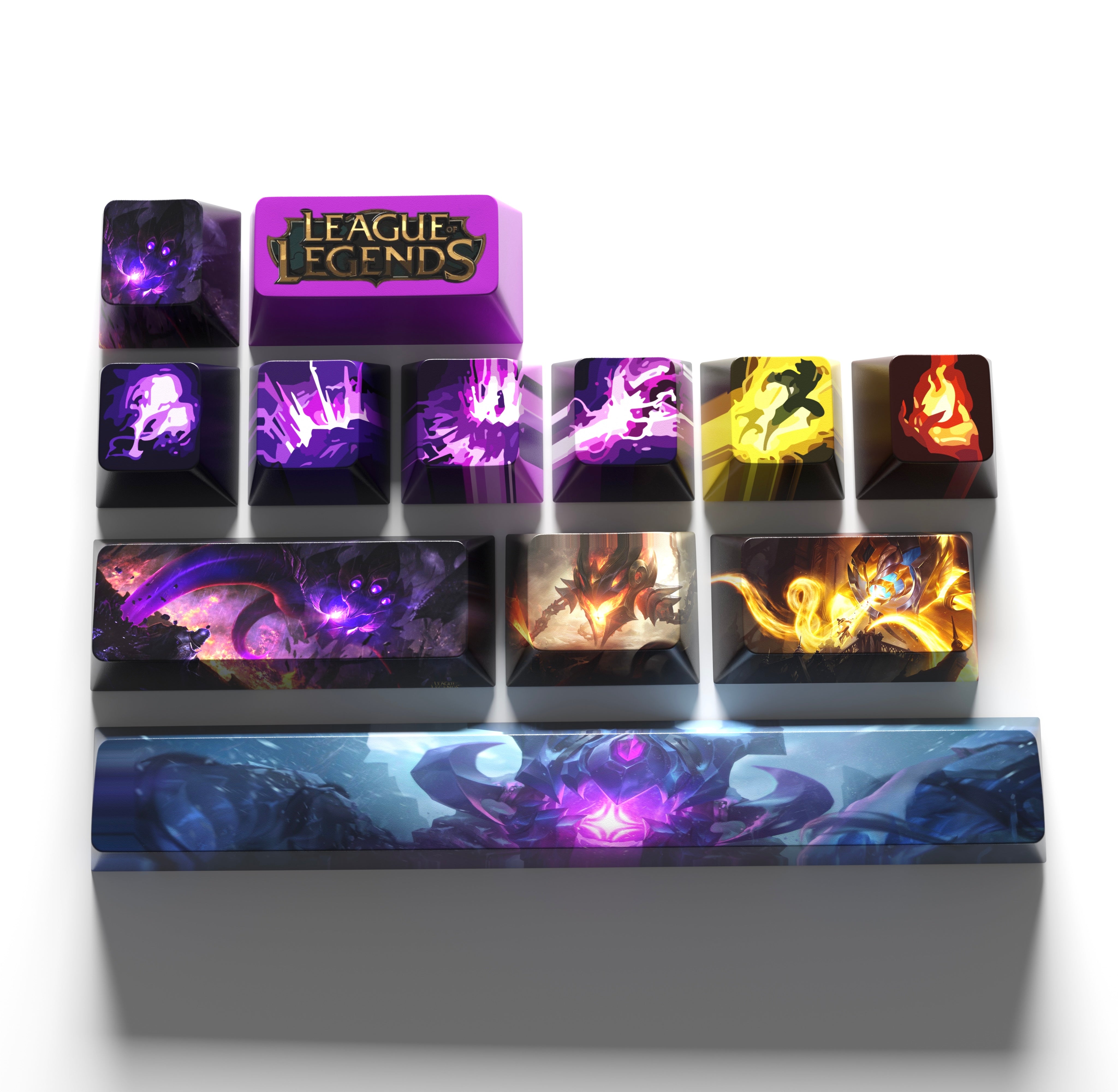 SPECIAL EDITION LEAGUE OF LEGENDS VEL-KOZ KEYCAPS