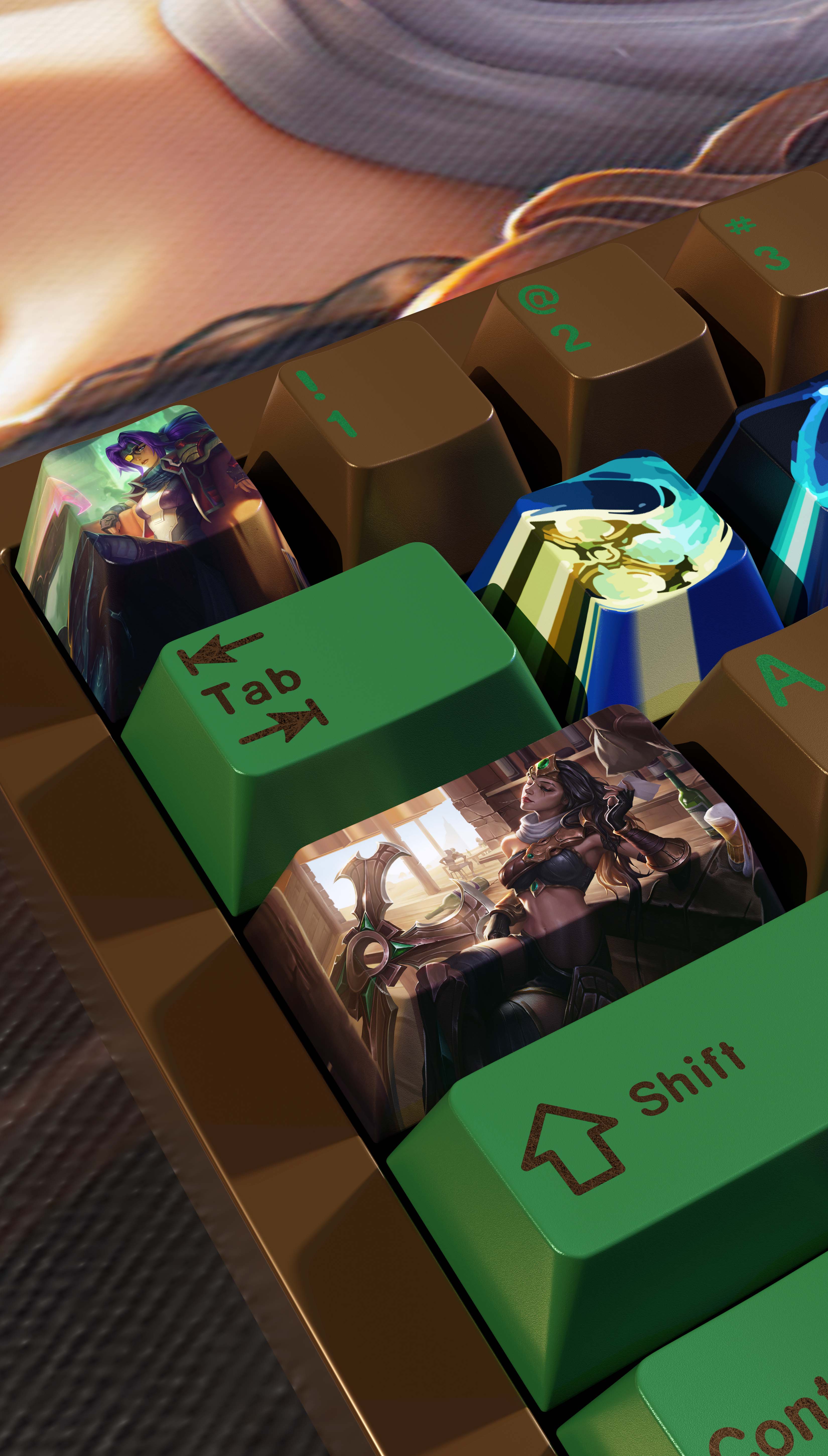 SPECIAL EDITION LEAGUE OF LEGENDS SIVIR KEYCAPS