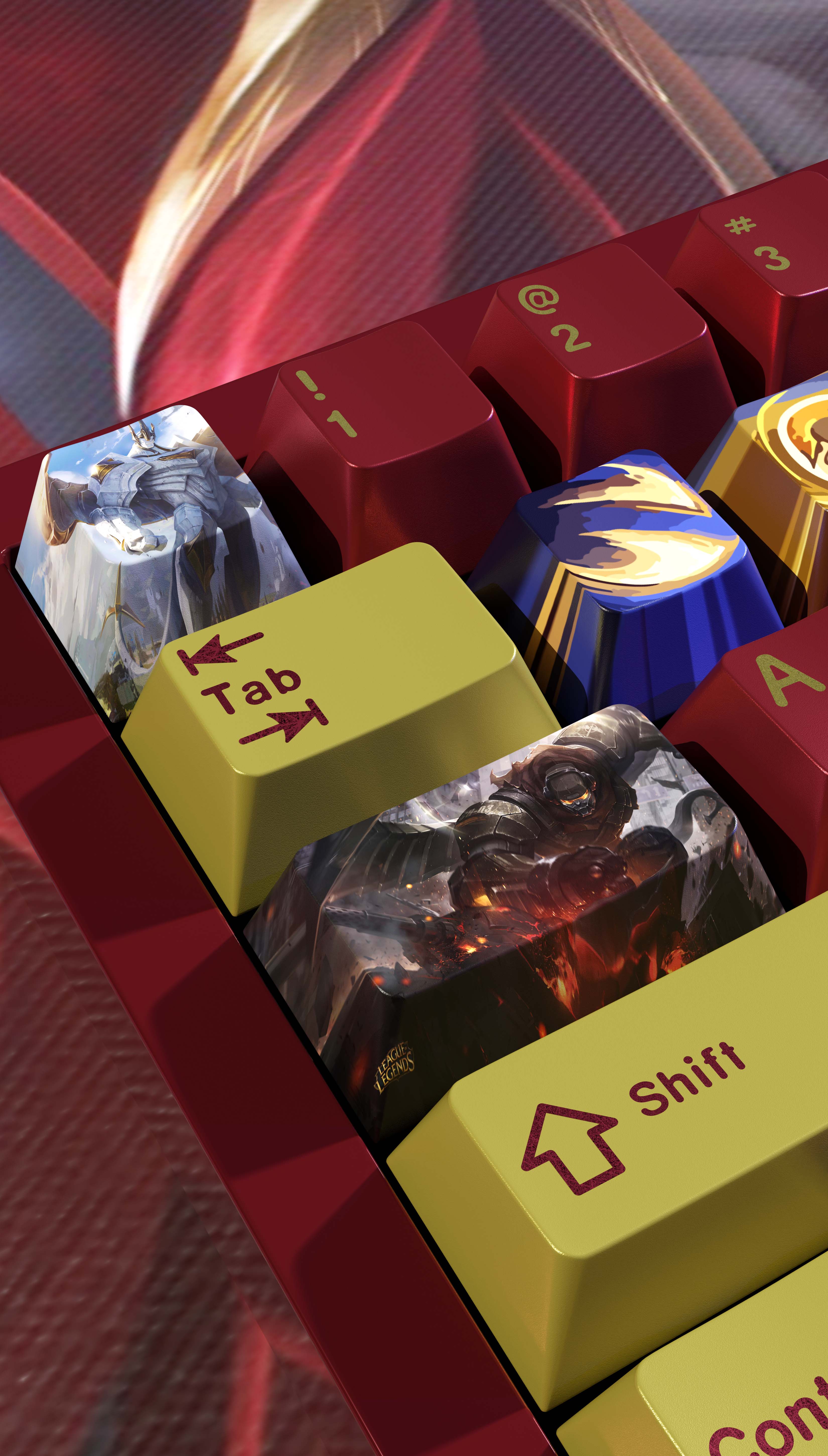 SPECIAL EDITION LEAGUE OF LEGENDS GALIO KEYCAPS