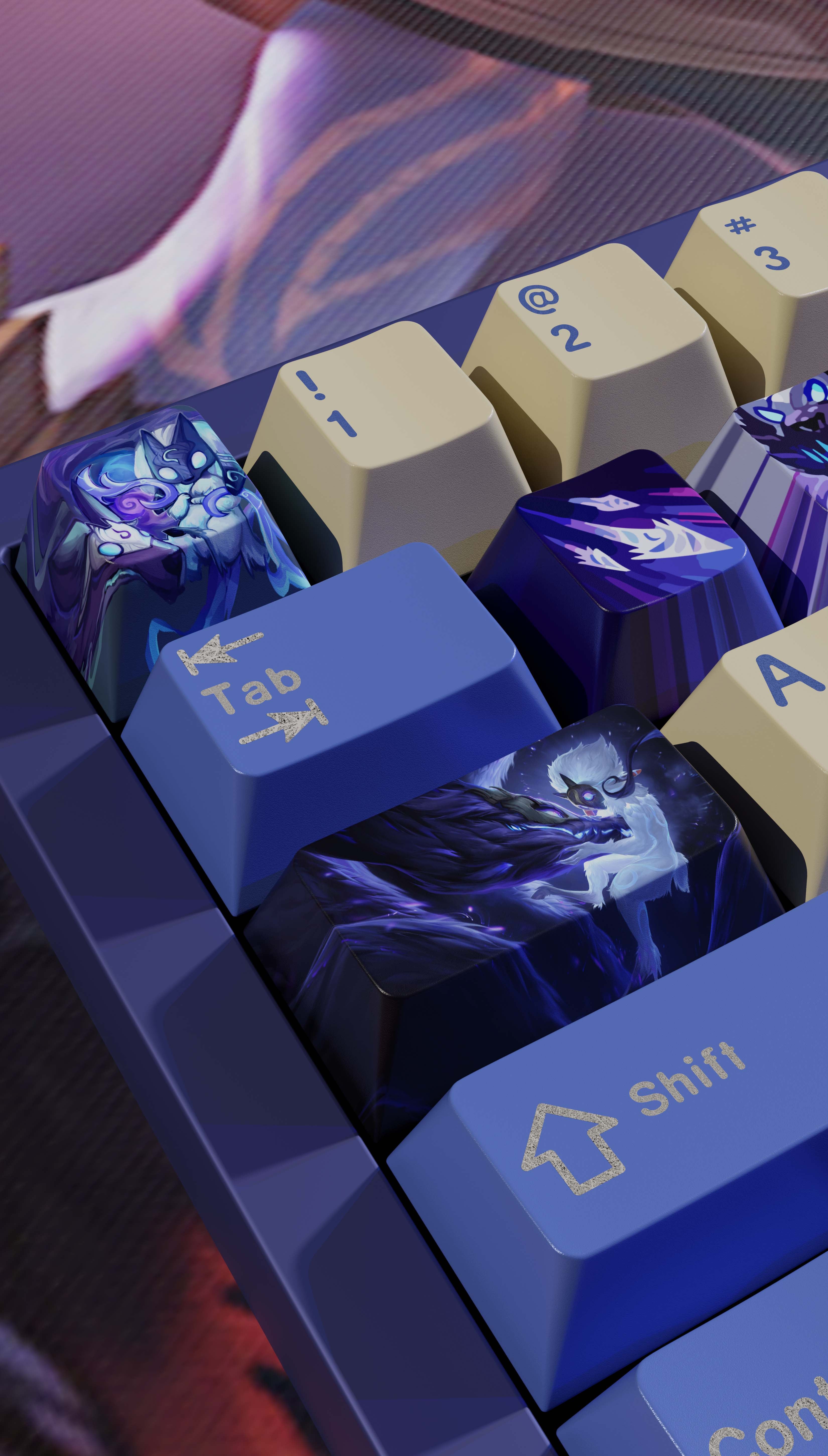 special edition League of Legends kindred keycaps