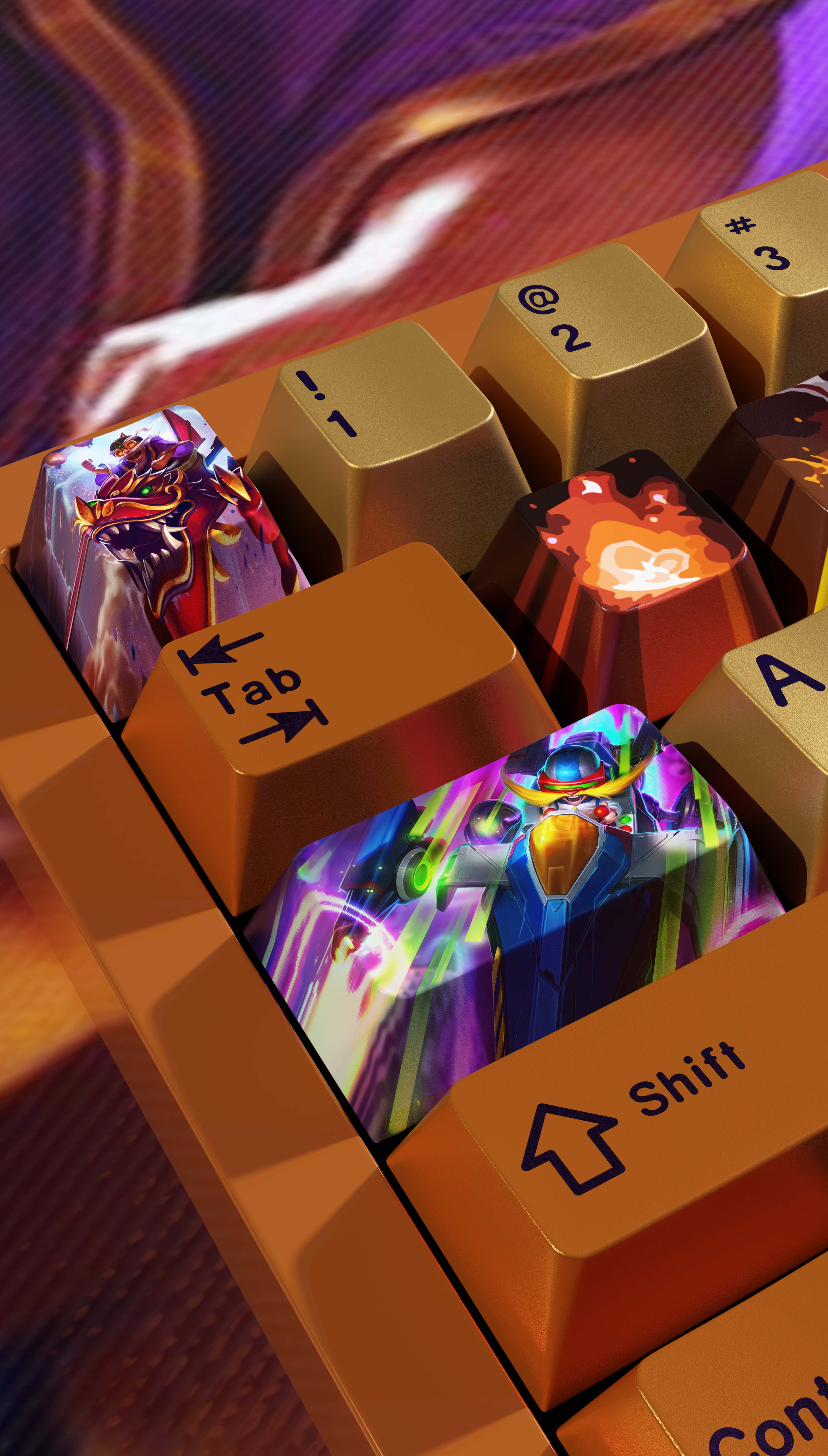 SPECIAL EDITION LEAGUE OF LEGENDS CORKI KEYCAPS