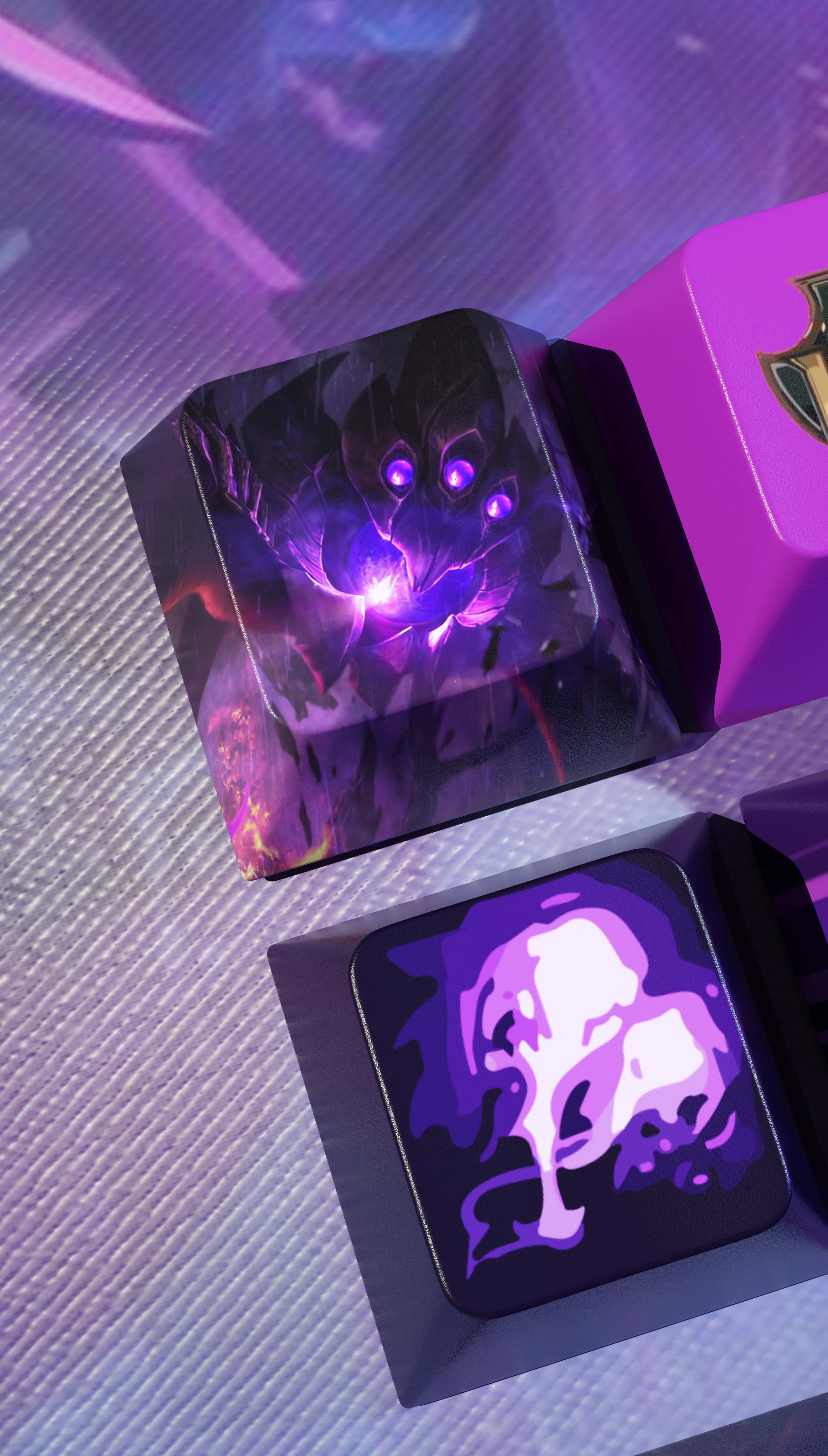 SPECIAL EDITION LEAGUE OF LEGENDS VEL-KOZ KEYCAPS