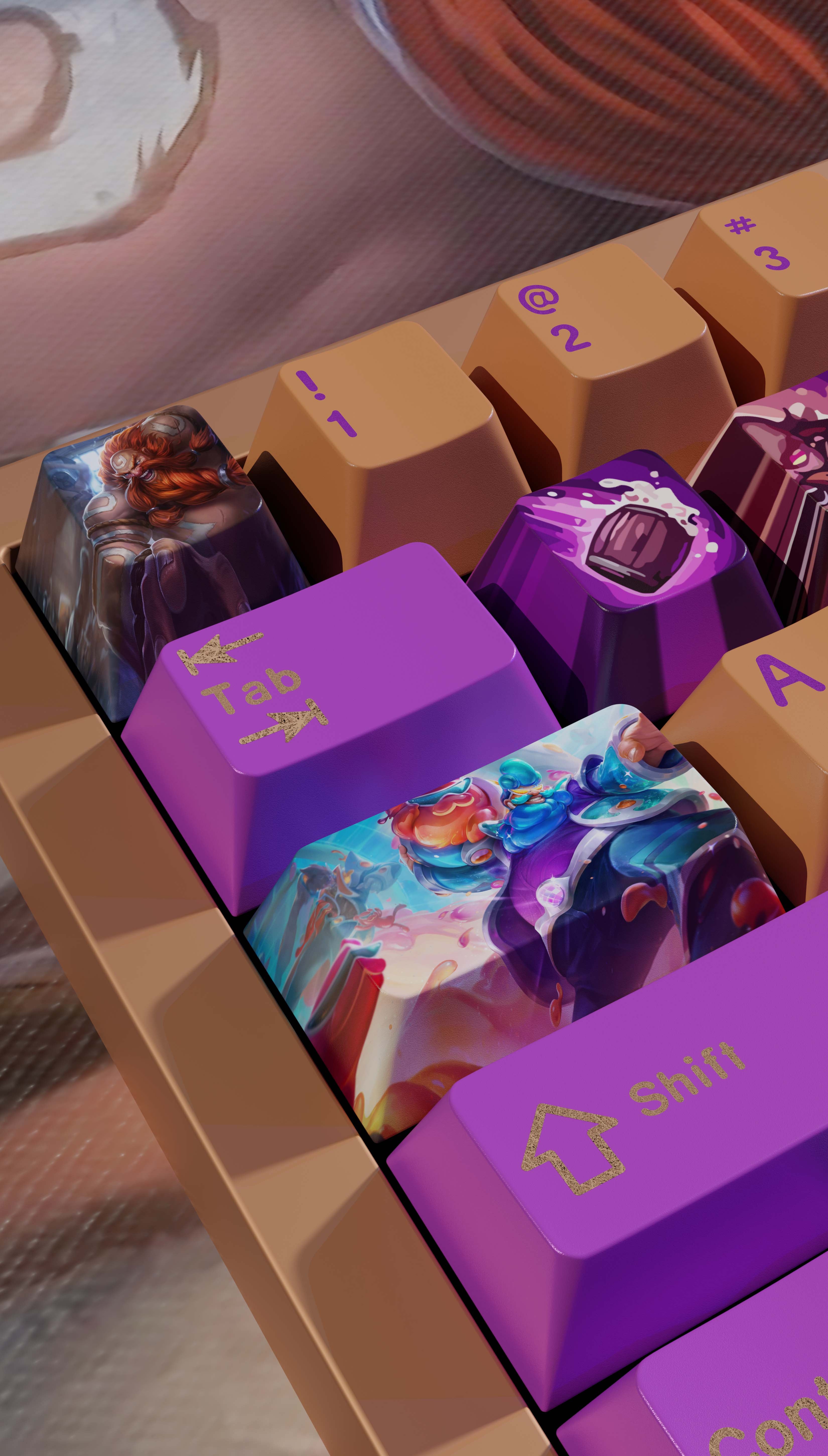 special edition League of Legends gragas Keycaps