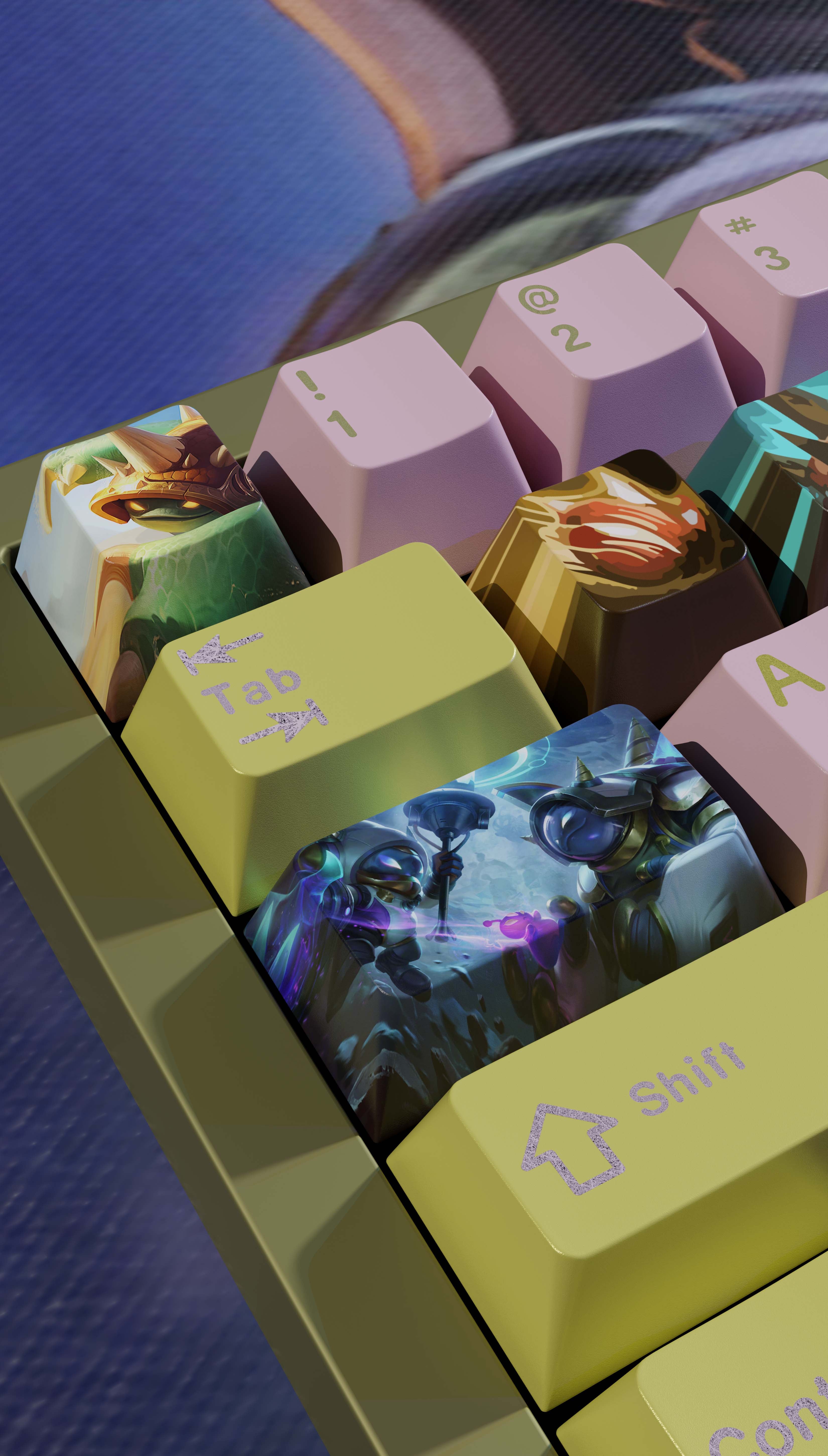 special edition League of Legends rammus Keycaps