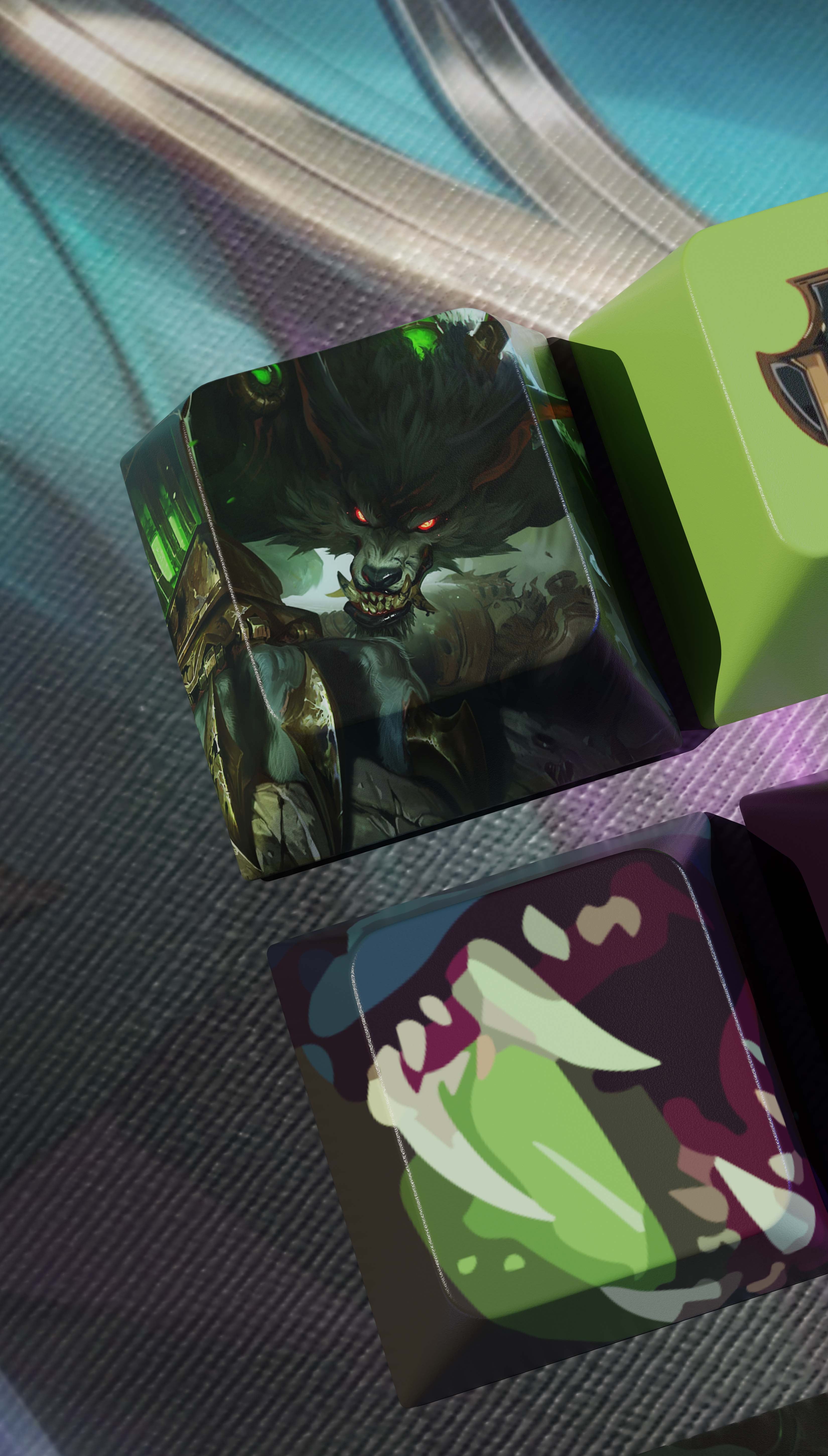 special edition League of Legends warwick keycaps